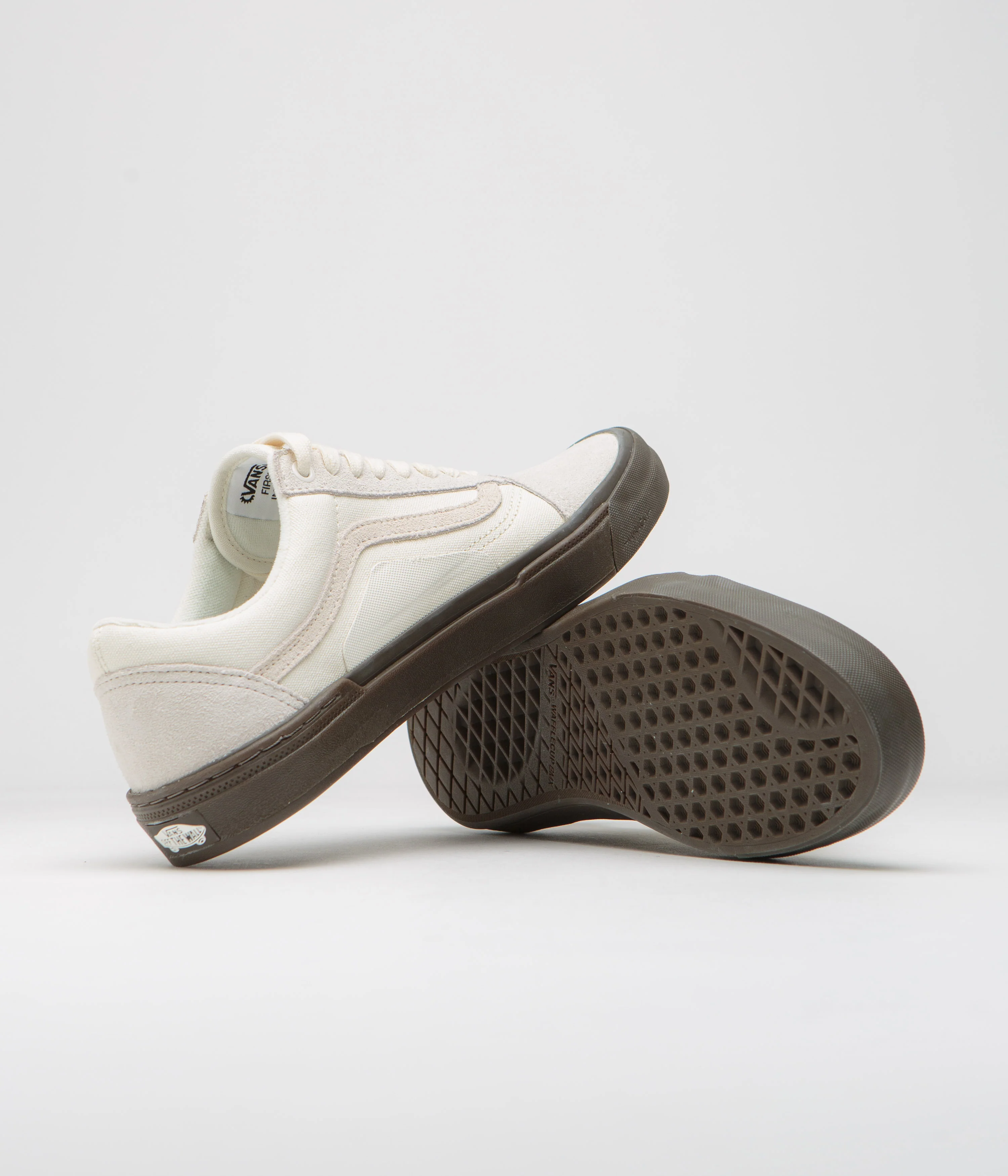 Vans BMX Old Skool Shoes - Marshmallow / Gum - Image 5
