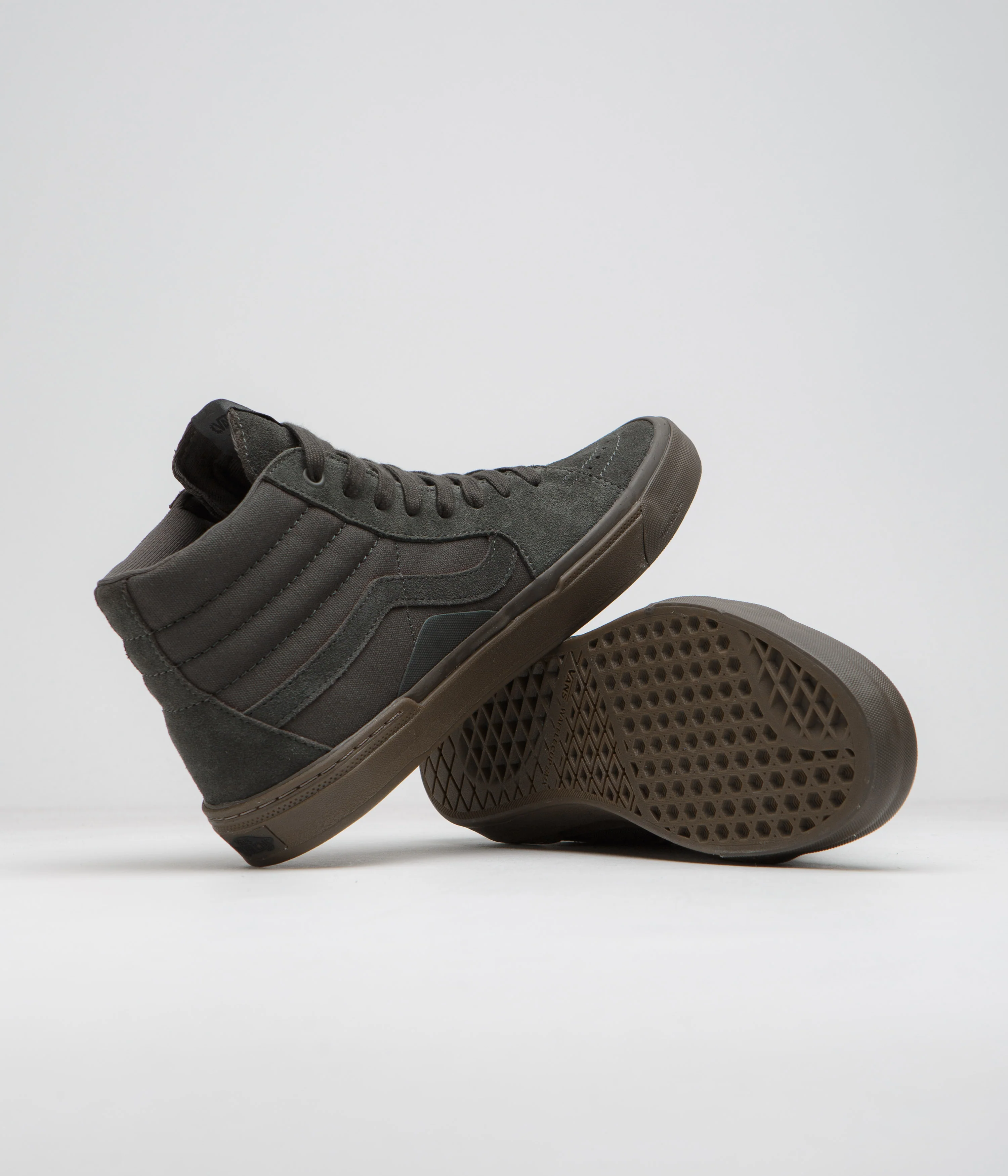 Vans BMX Sk8-Hi Shoes - Dark Grey / Gum - Image 5