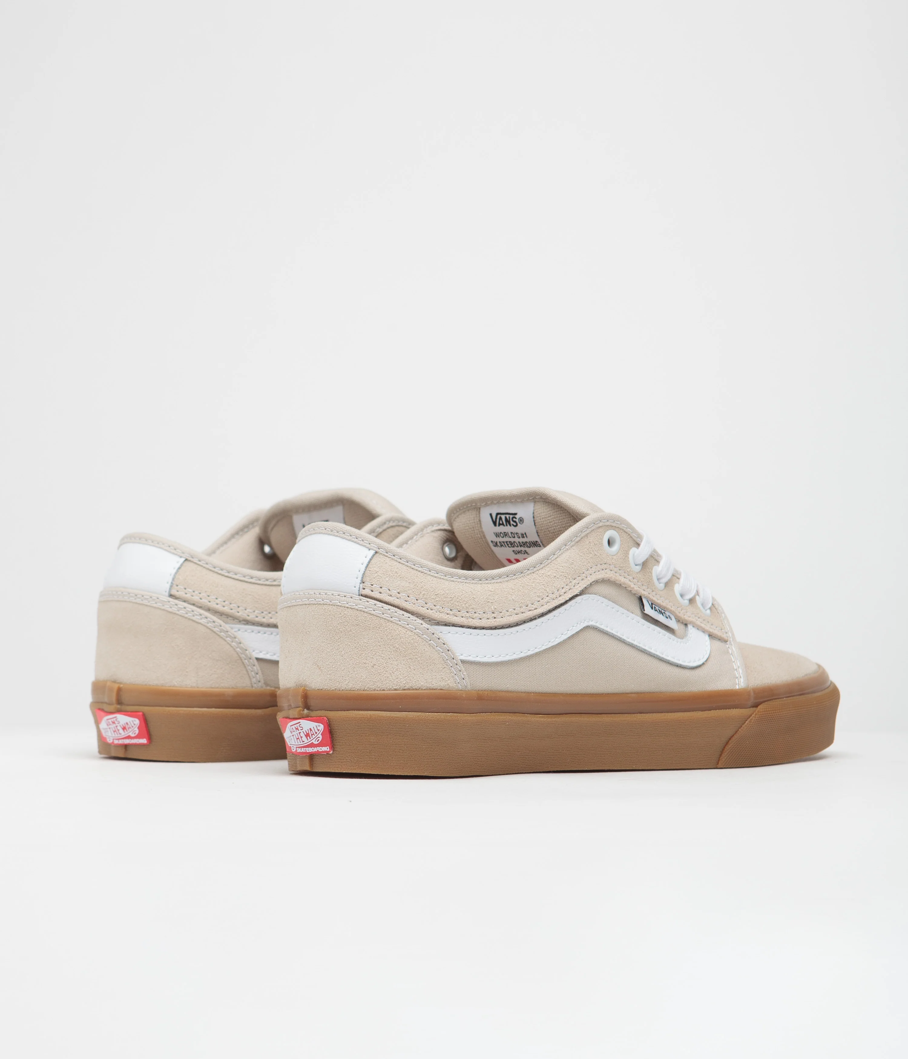 Vans Chukka Low Sidestripe Shoes - French Oak - Image 4