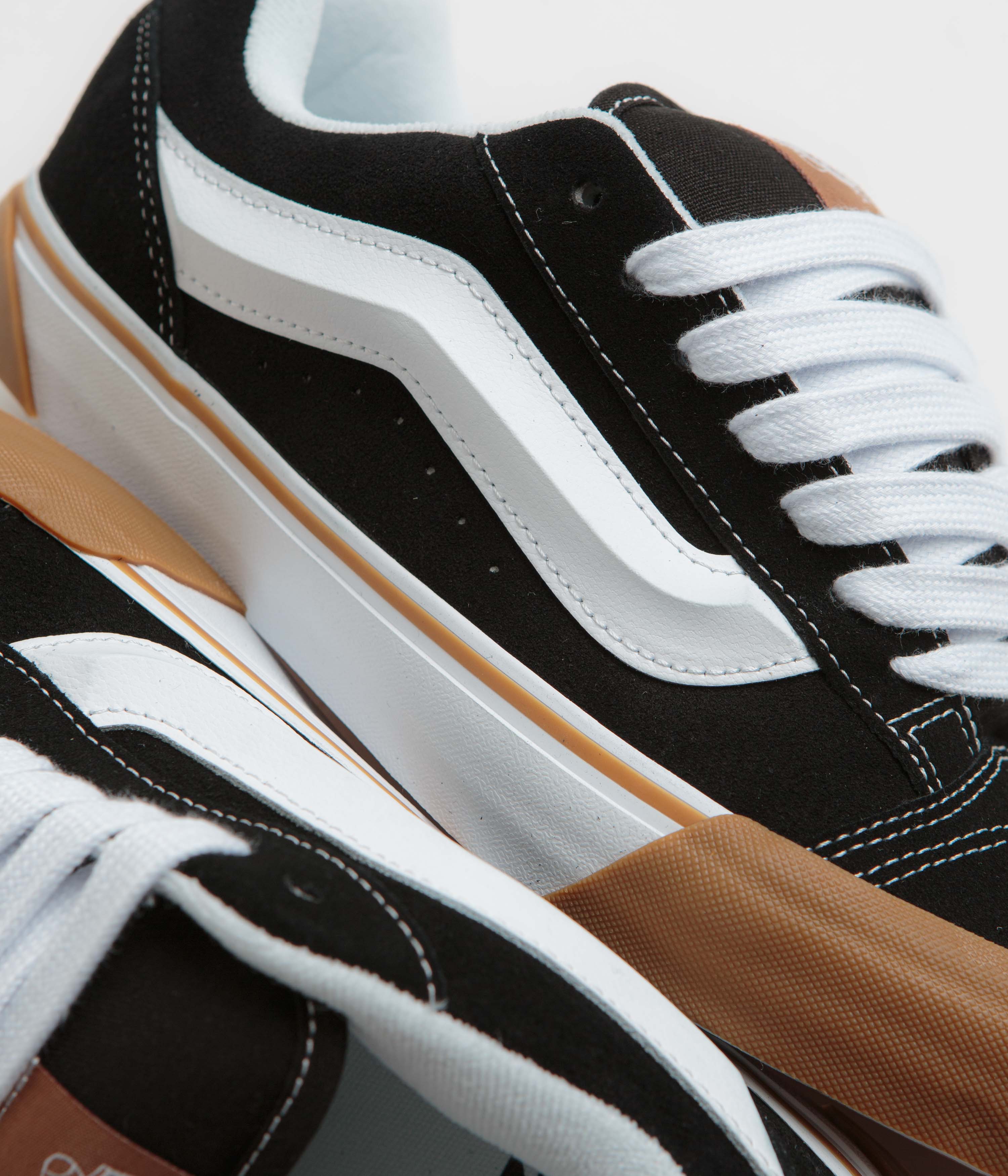 Vans Knu Skool Shoes - Gum Bumper Black - Image 3
