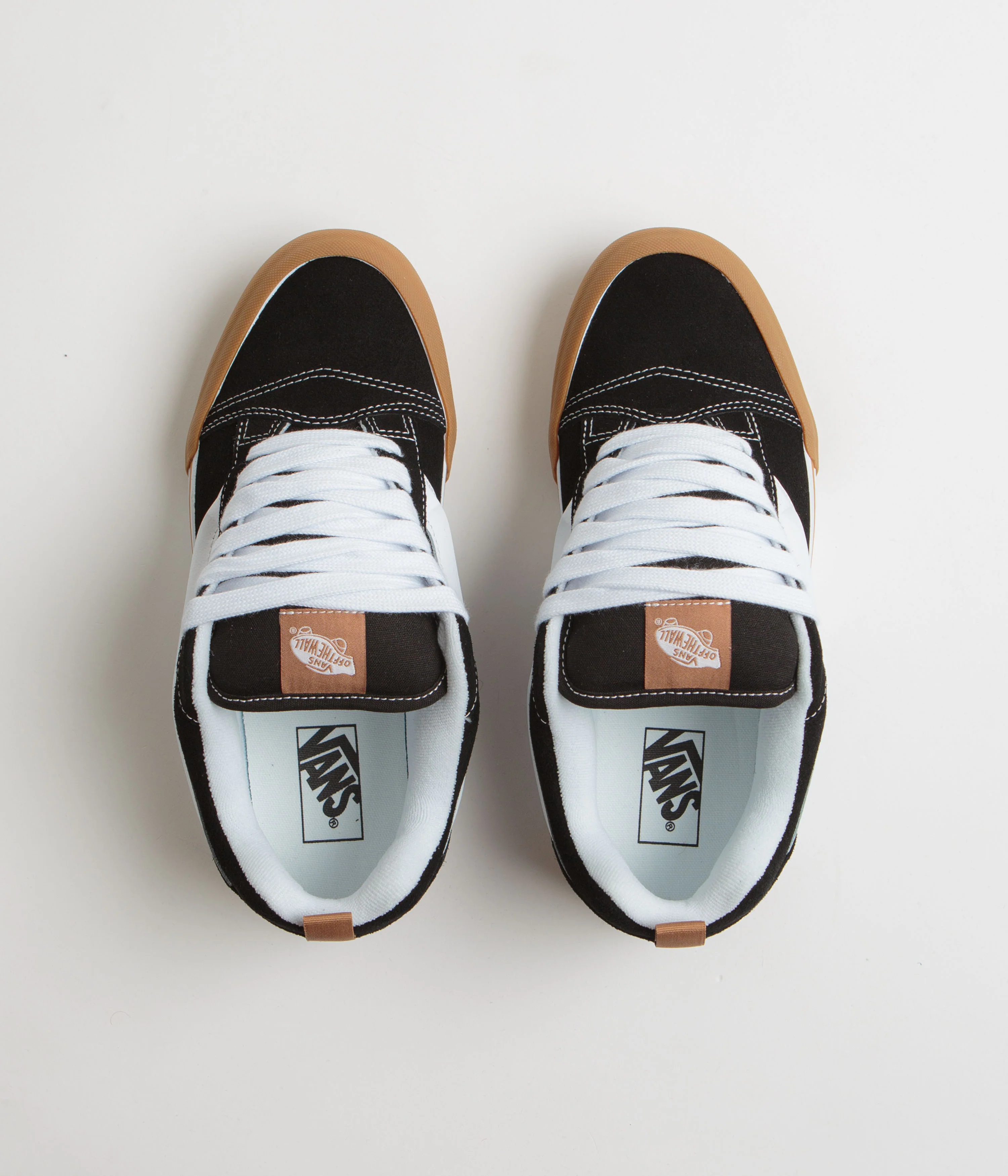 Vans Knu Skool Shoes - Gum Bumper Black - Image 7