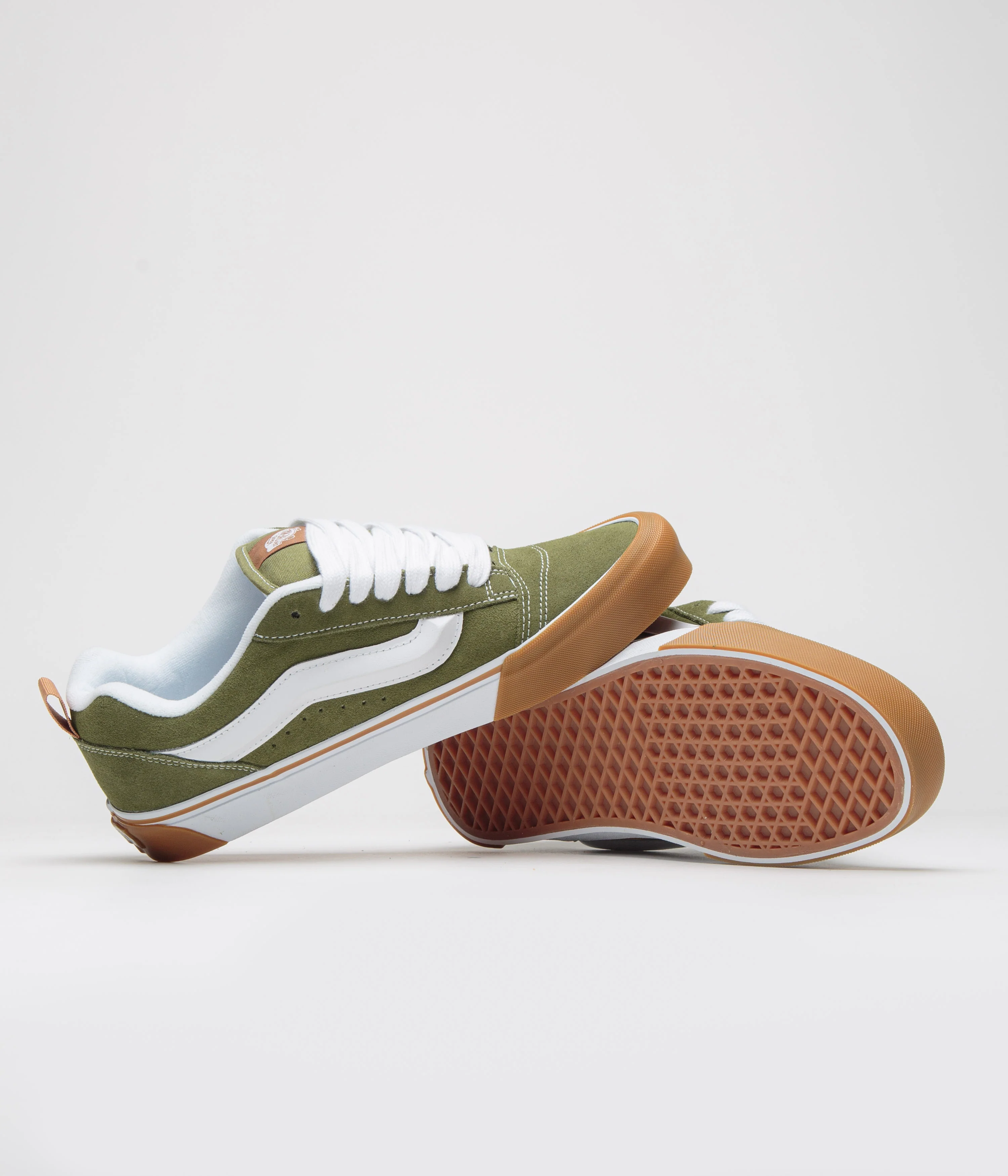 Vans Knu Skool Shoes - Gum Bumper Pesto - Image 5