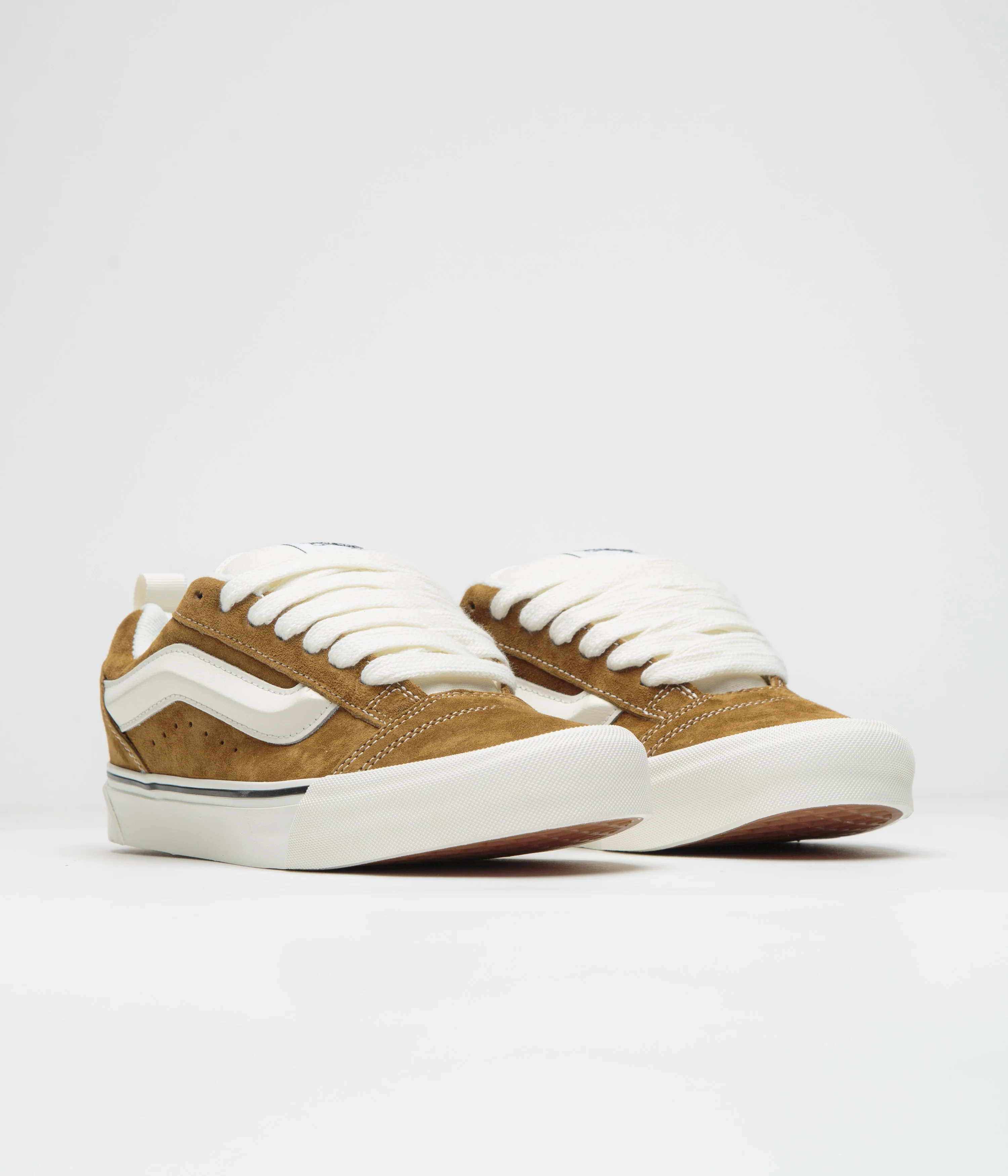 Vans Knu Skool Shoes - Pig Suede Brown - Image 2