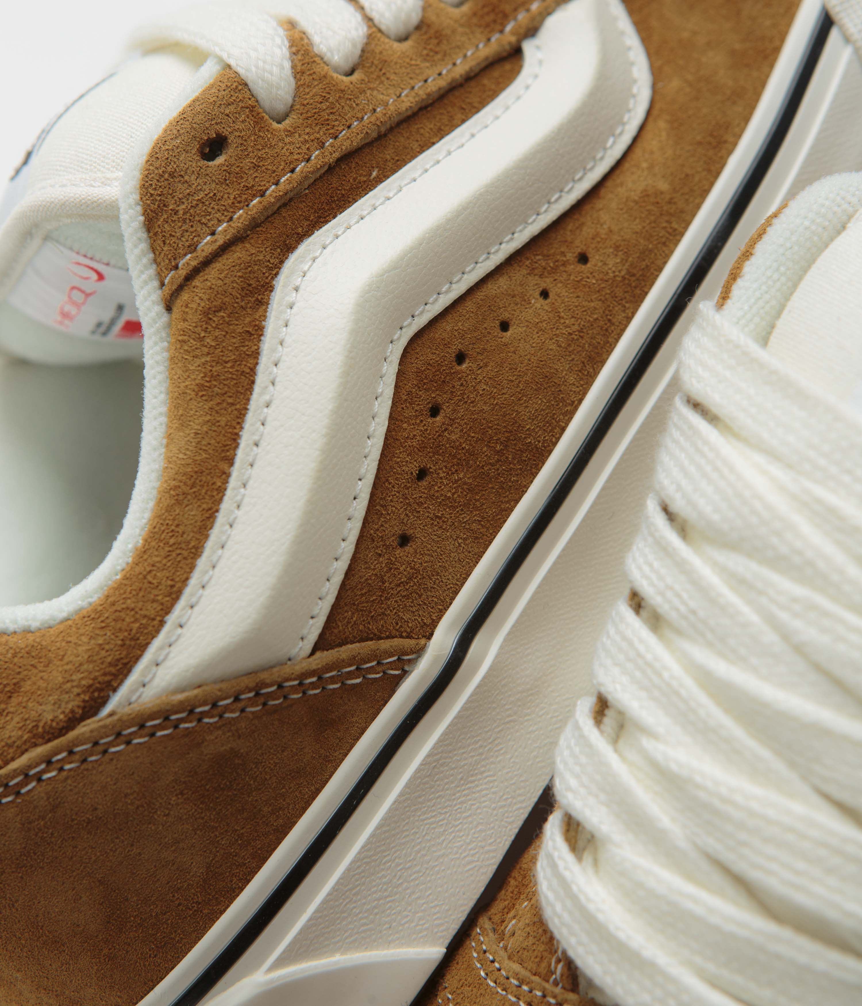 Vans Knu Skool Shoes - Pig Suede Brown - Image 3