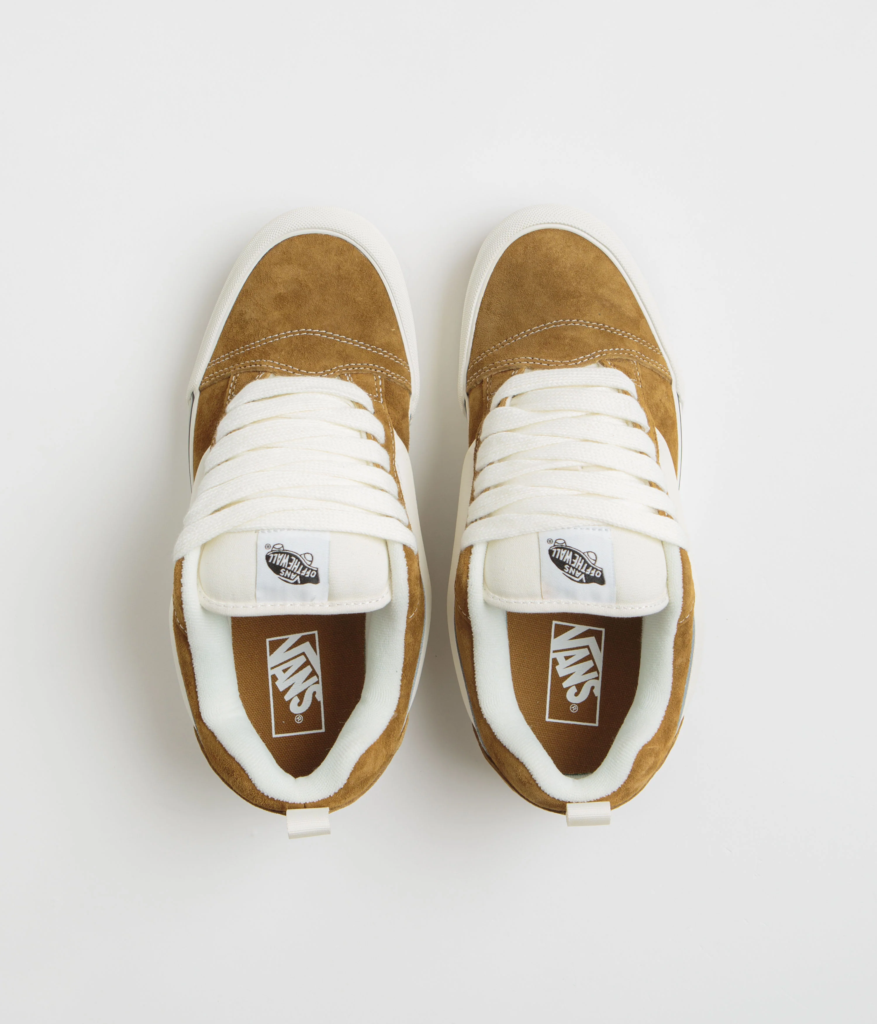 Vans Knu Skool Shoes - Pig Suede Brown - Image 7