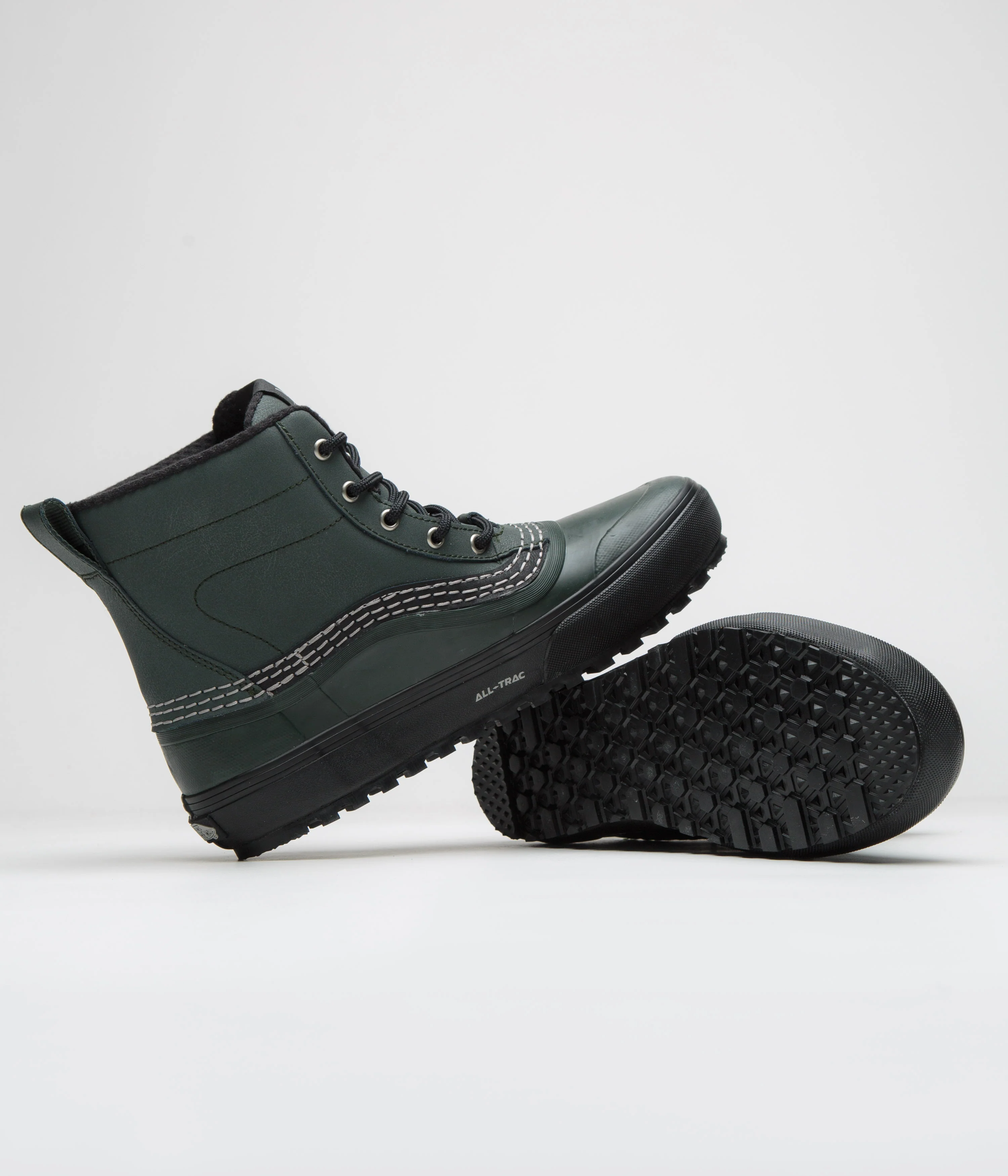 Vans MTE Standard Mid Waterproof Shoes - (Blake Paul) Black / Forest - Image 5