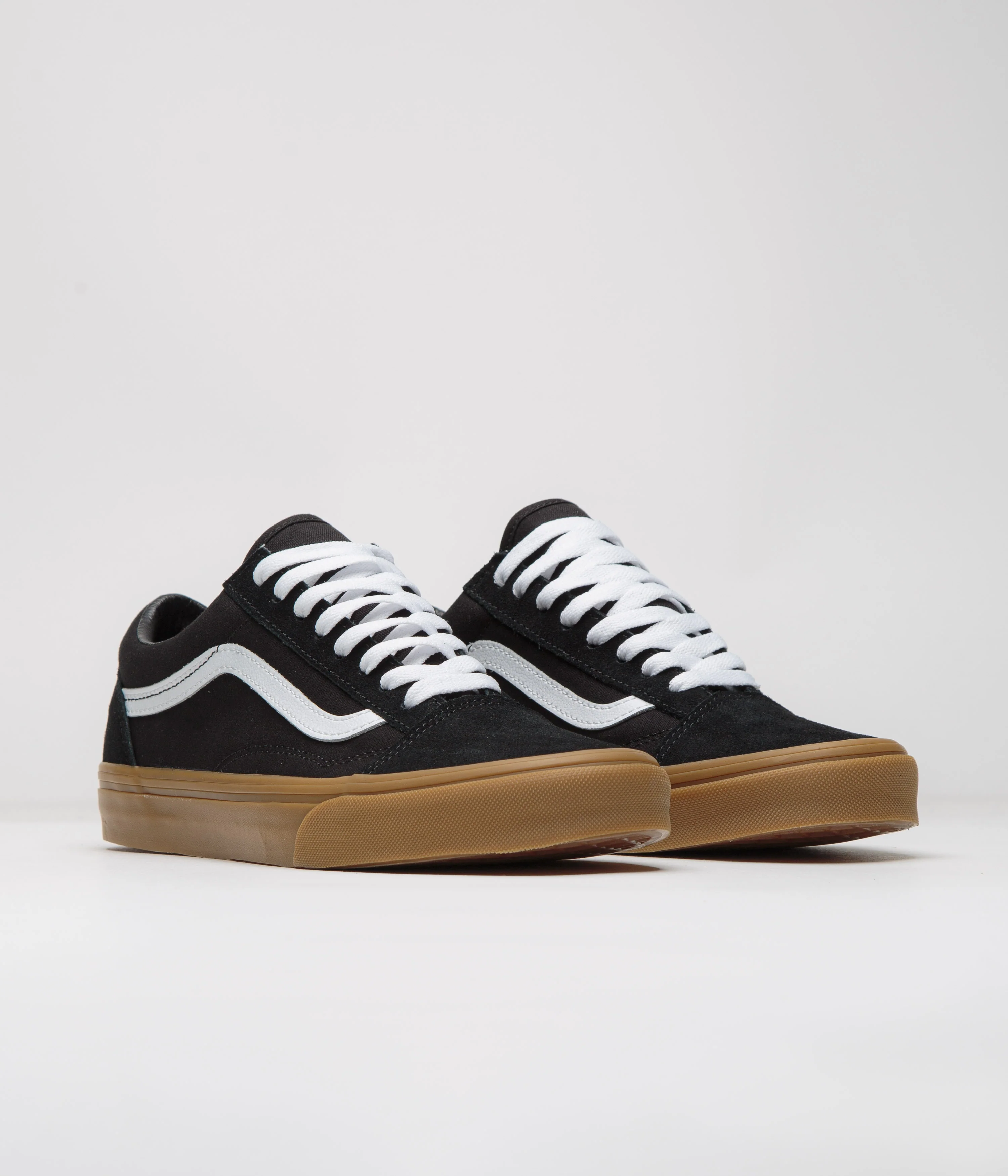 Vans Old Skool Shoes - Black / Gum - Image 2