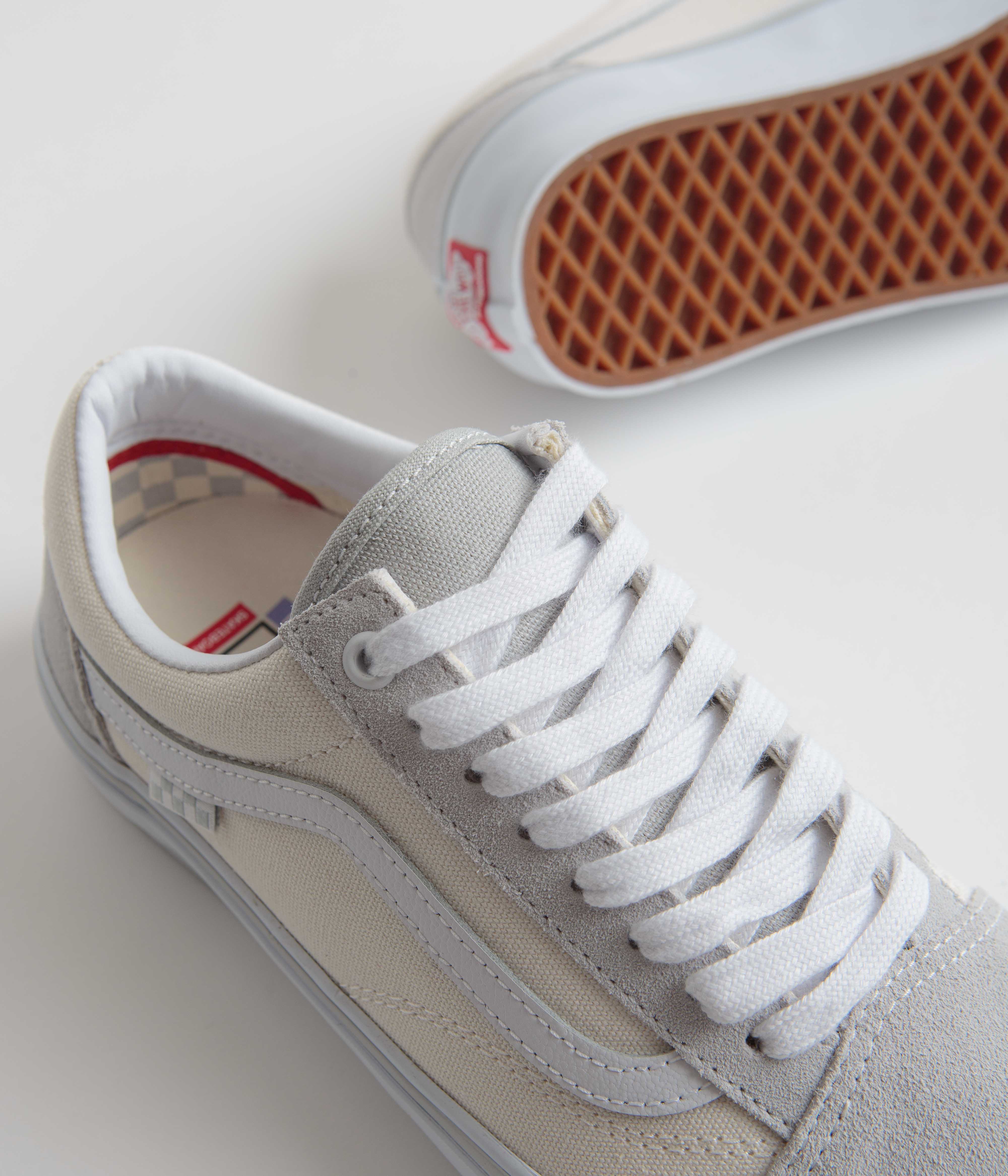 Vans Old Skool Shoes - Light Grey / White - Image 3