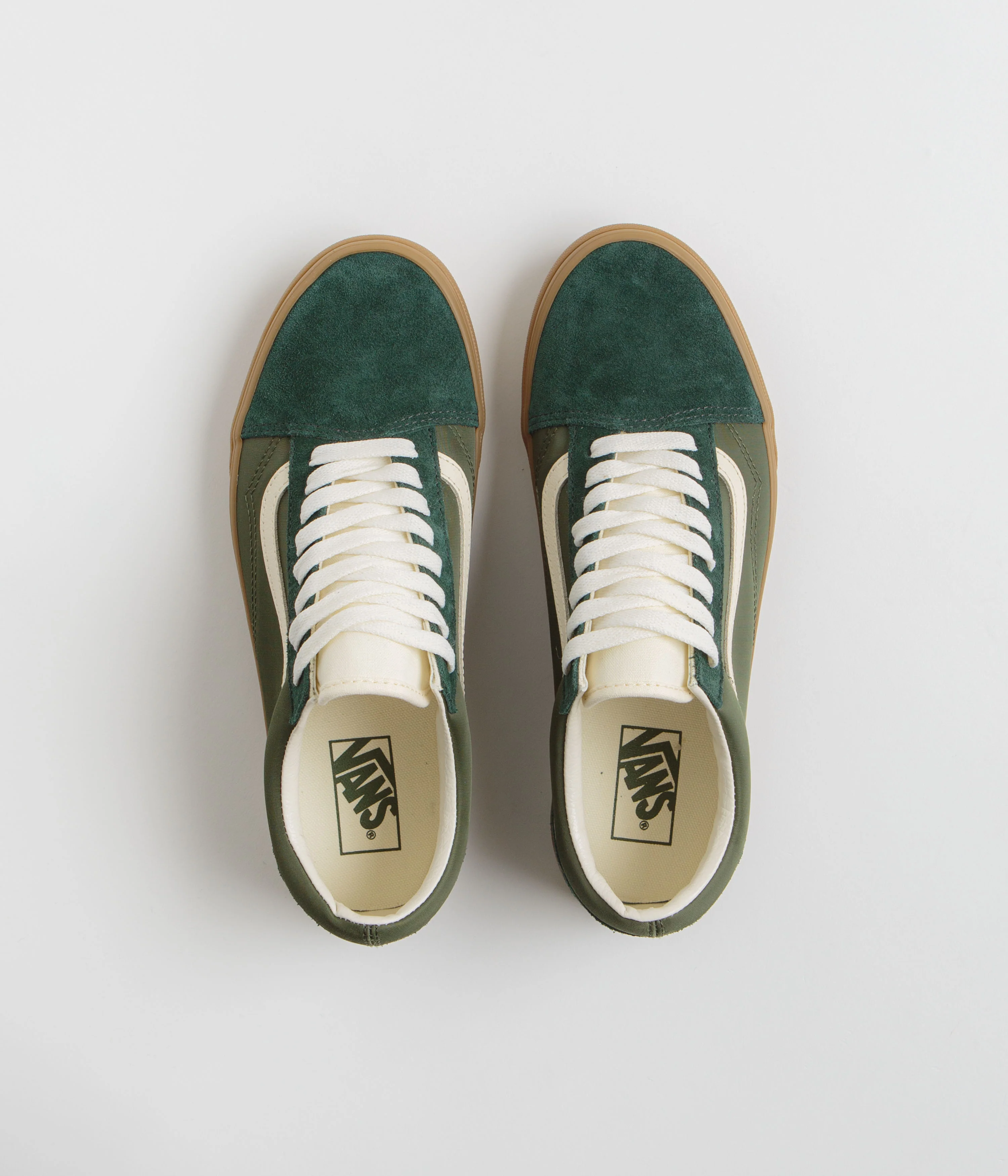 Vans Old Skool Shoes - Sporty Green / Gum - Image 7