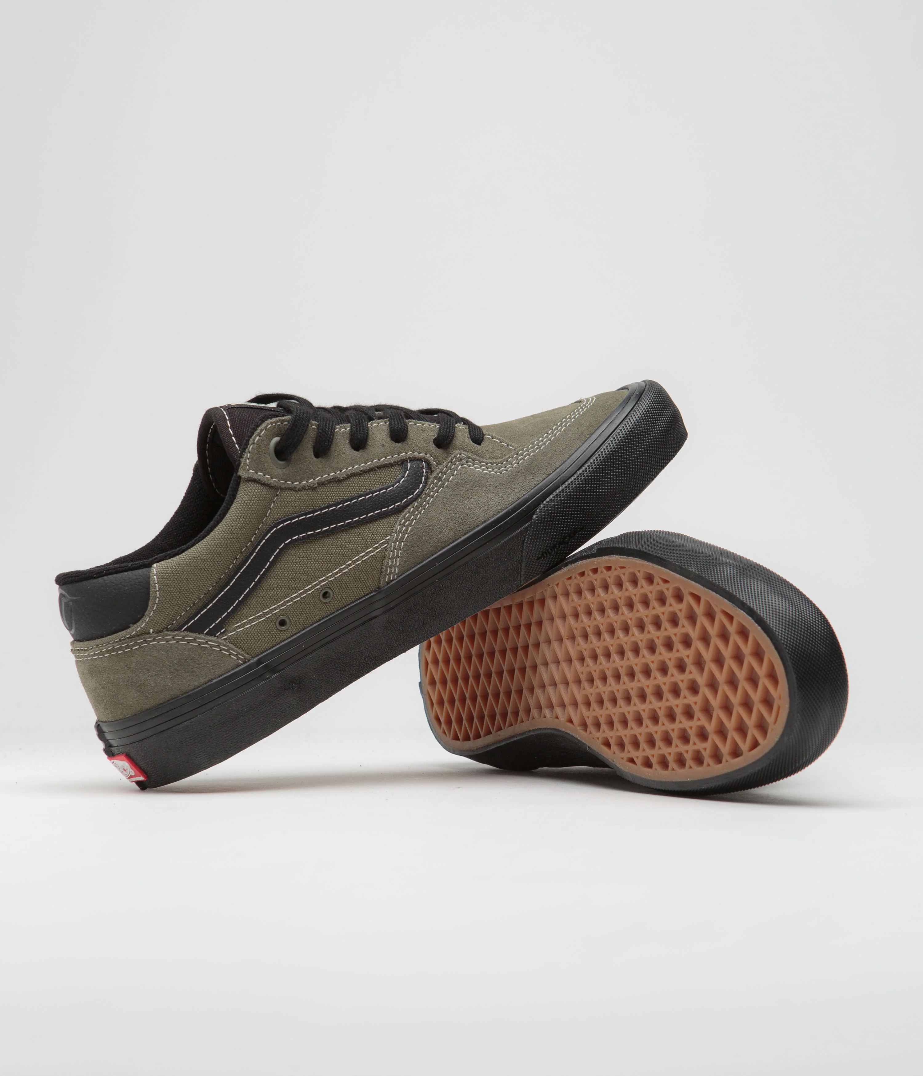 Vans Rowan Shoes - Olive / Black - Image 5