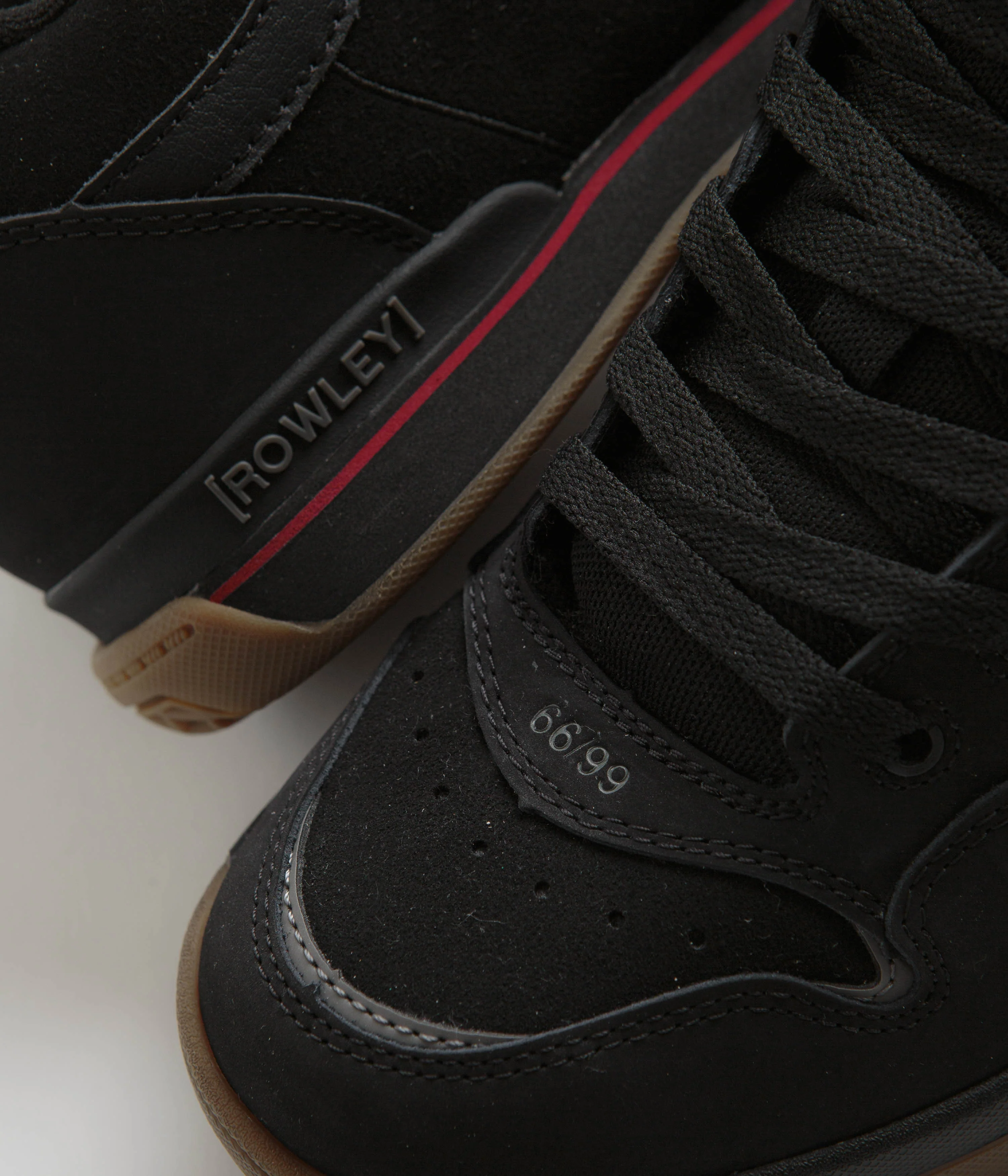 Vans Rowley XLT Shoes - Black / Chili Pepper - Image 3
