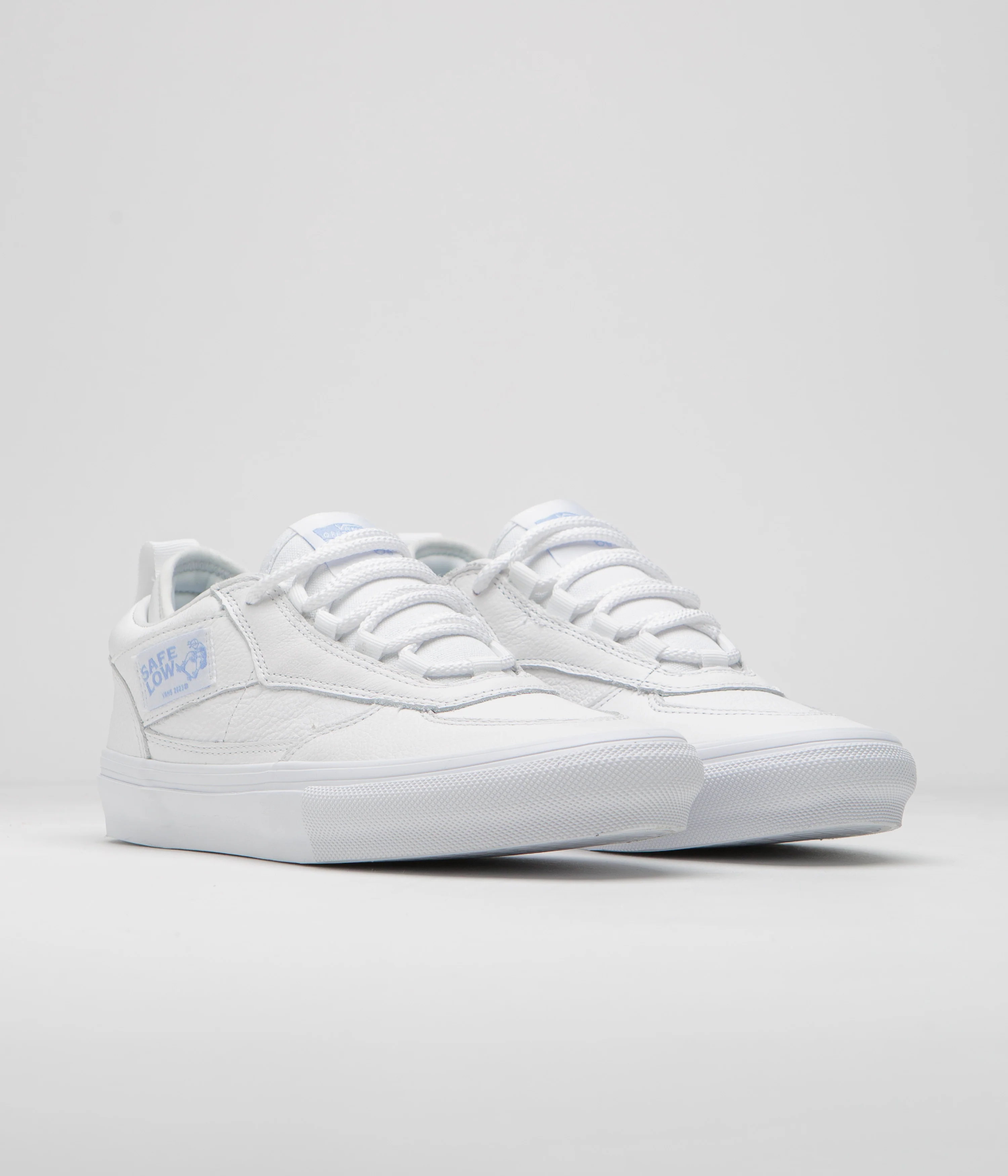 Vans Safe Low Shoes - (Rory) White Leather - Image 2