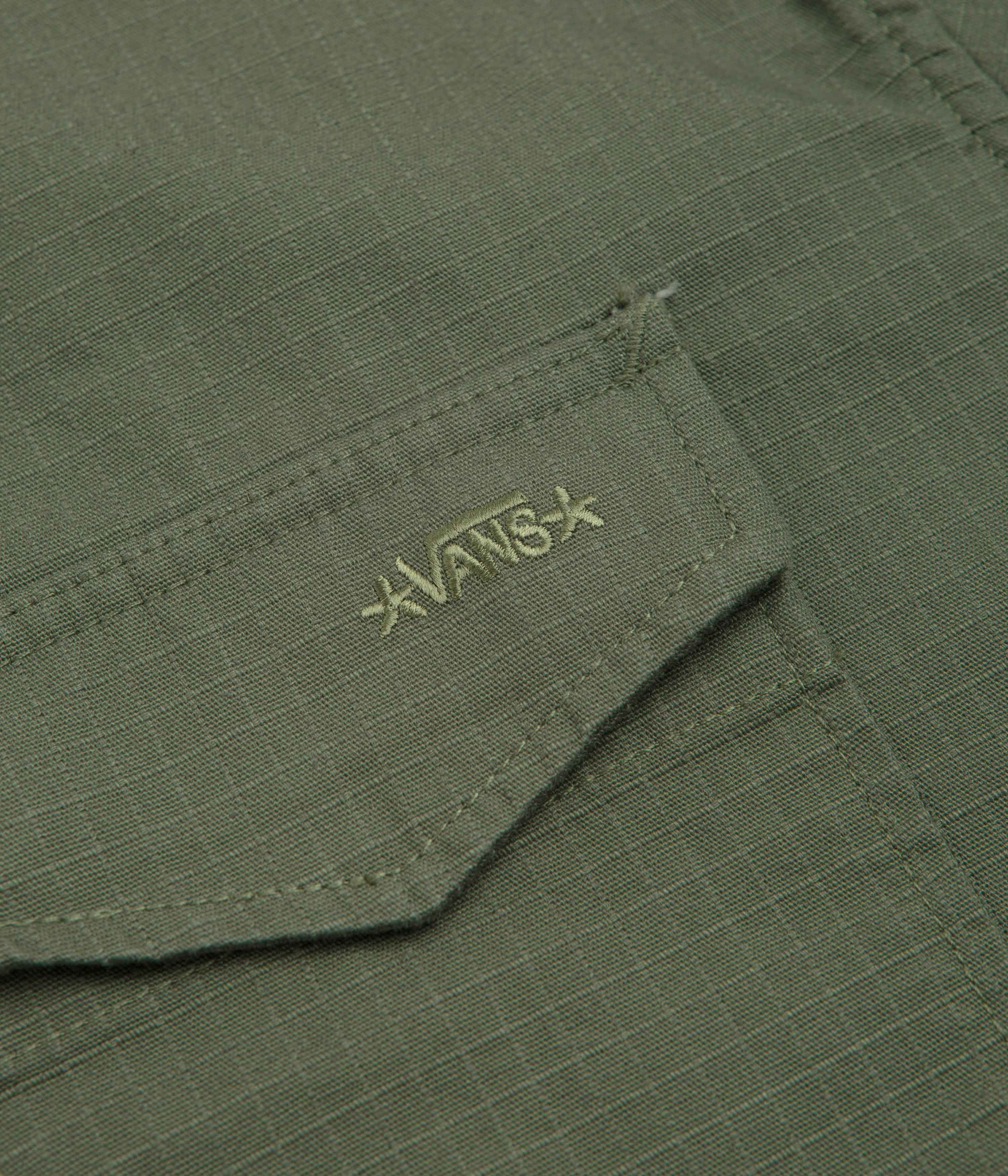 Vans Skate Atiba Haze Military Overshirt - Pine Forest - Image 4