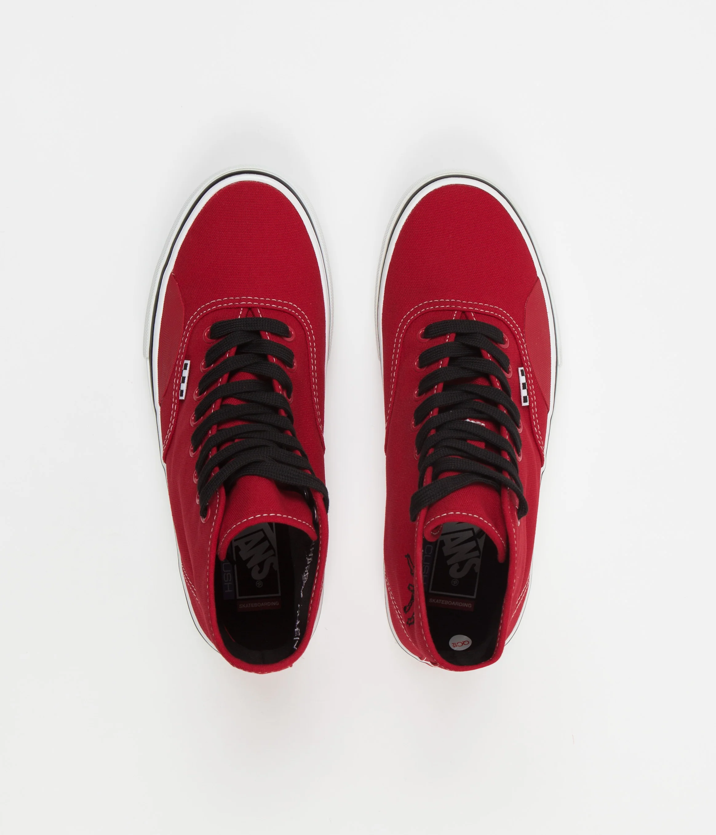 Vans Skate Authentic High LTD Shoes - (Andrew Allen) Red / Hockey - Image 8