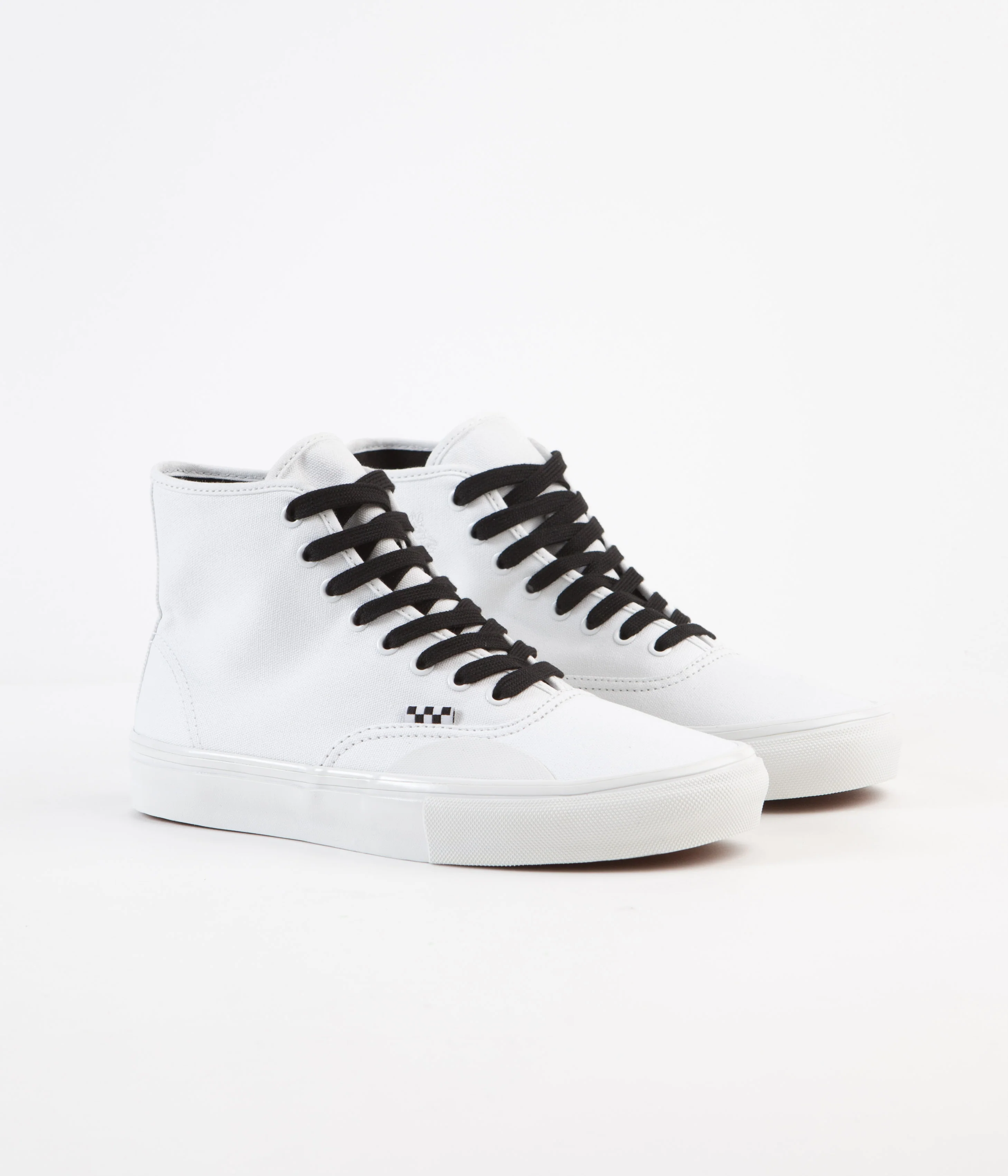 Vans Skate Authentic High LTD Shoes - (Andrew Allen) White / Hockey - Image 2