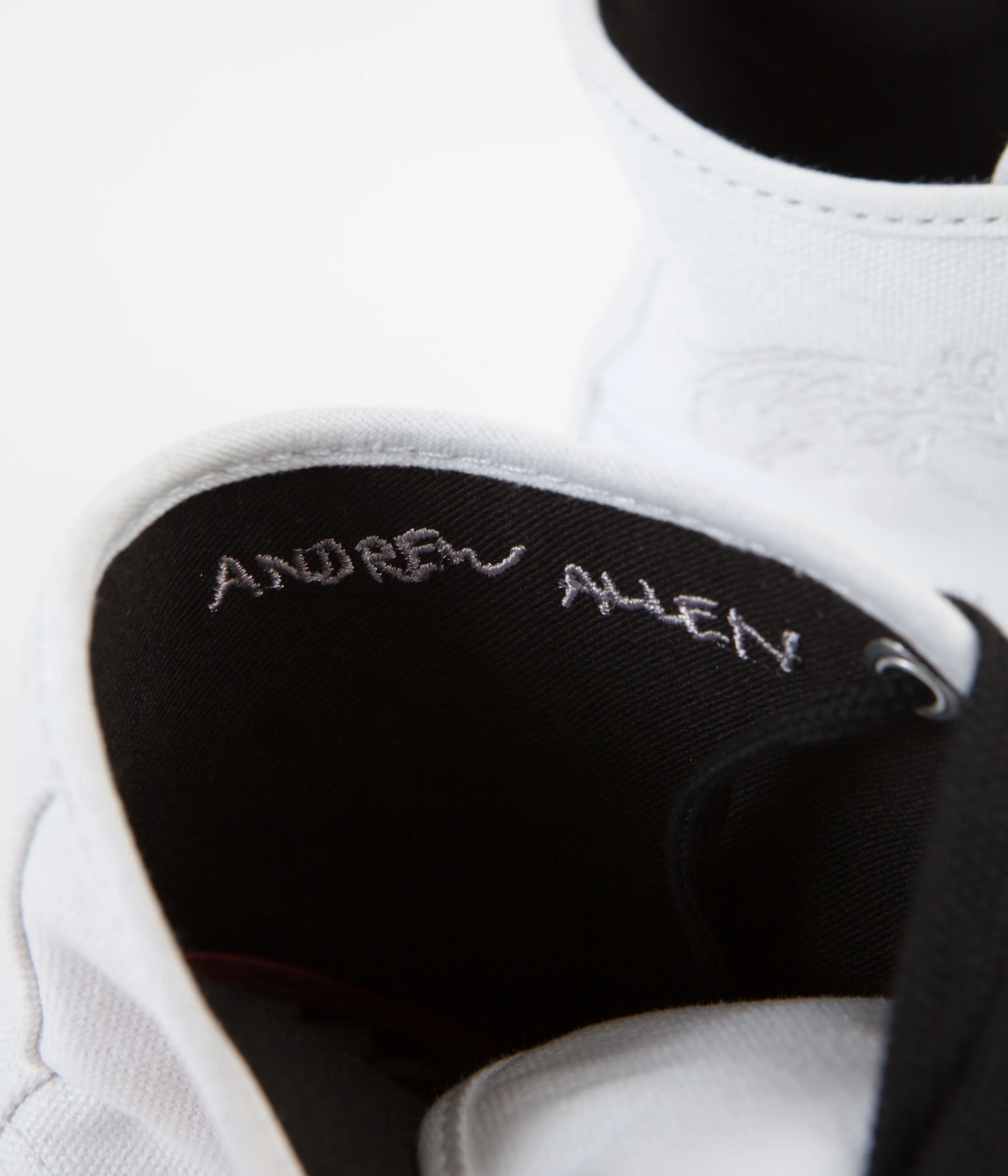 Vans Skate Authentic High LTD Shoes - (Andrew Allen) White / Hockey - Image 4