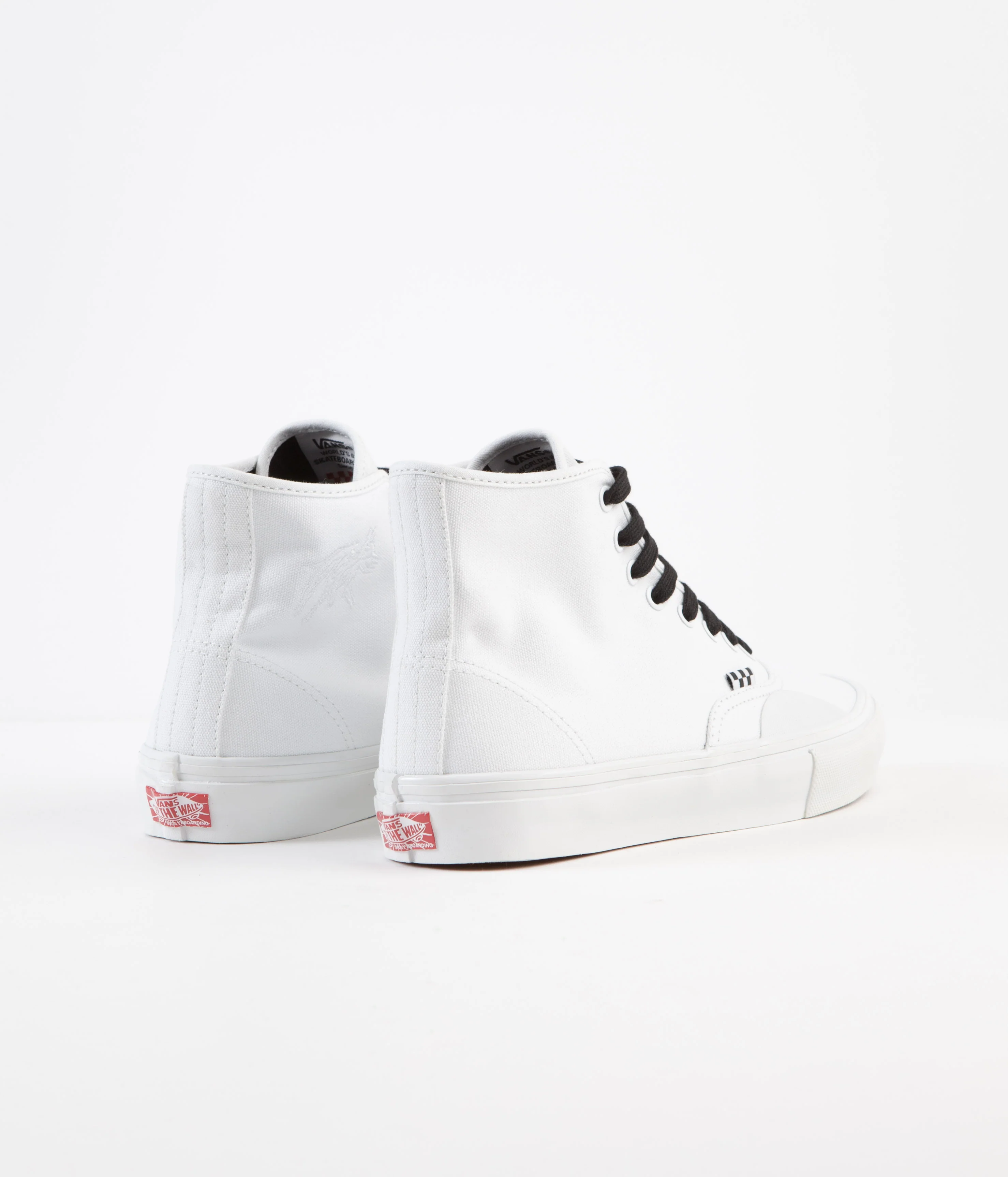 Vans Skate Authentic High LTD Shoes - (Andrew Allen) White / Hockey - Image 5