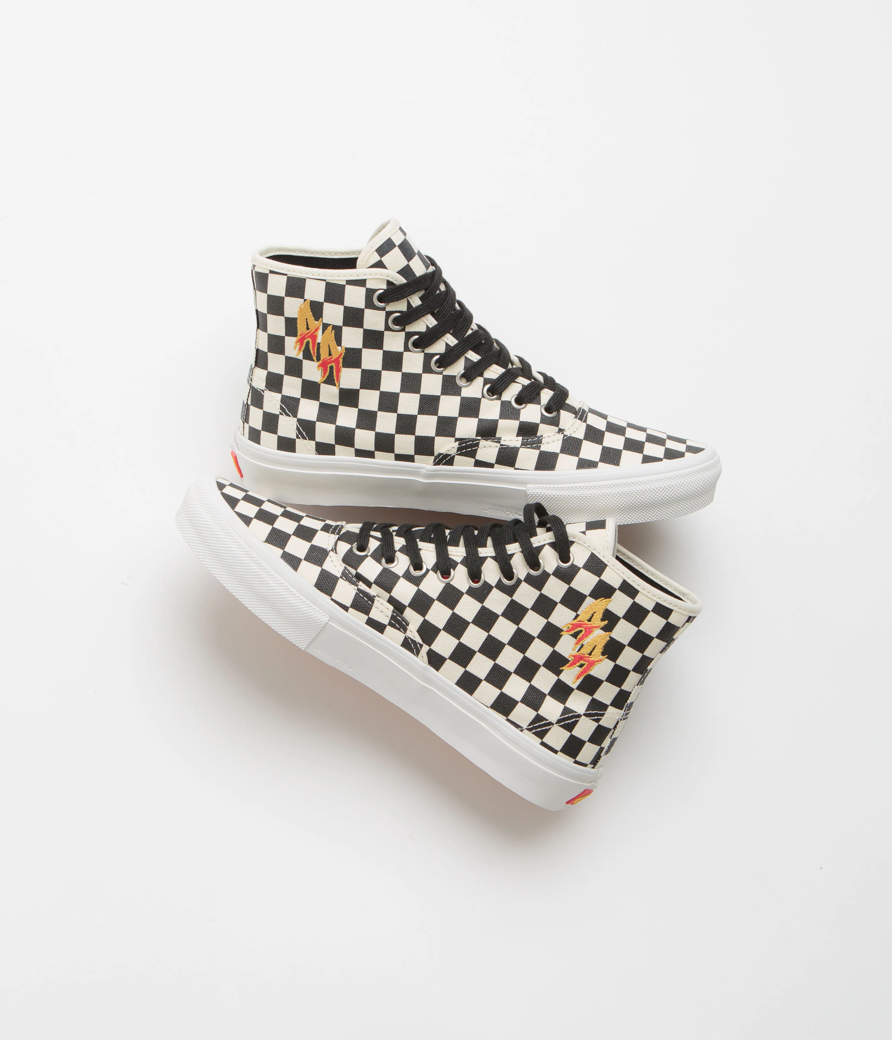 Vans Skate Authentic High Shoes - (Andrew Allen) Checkerboard - Image 2