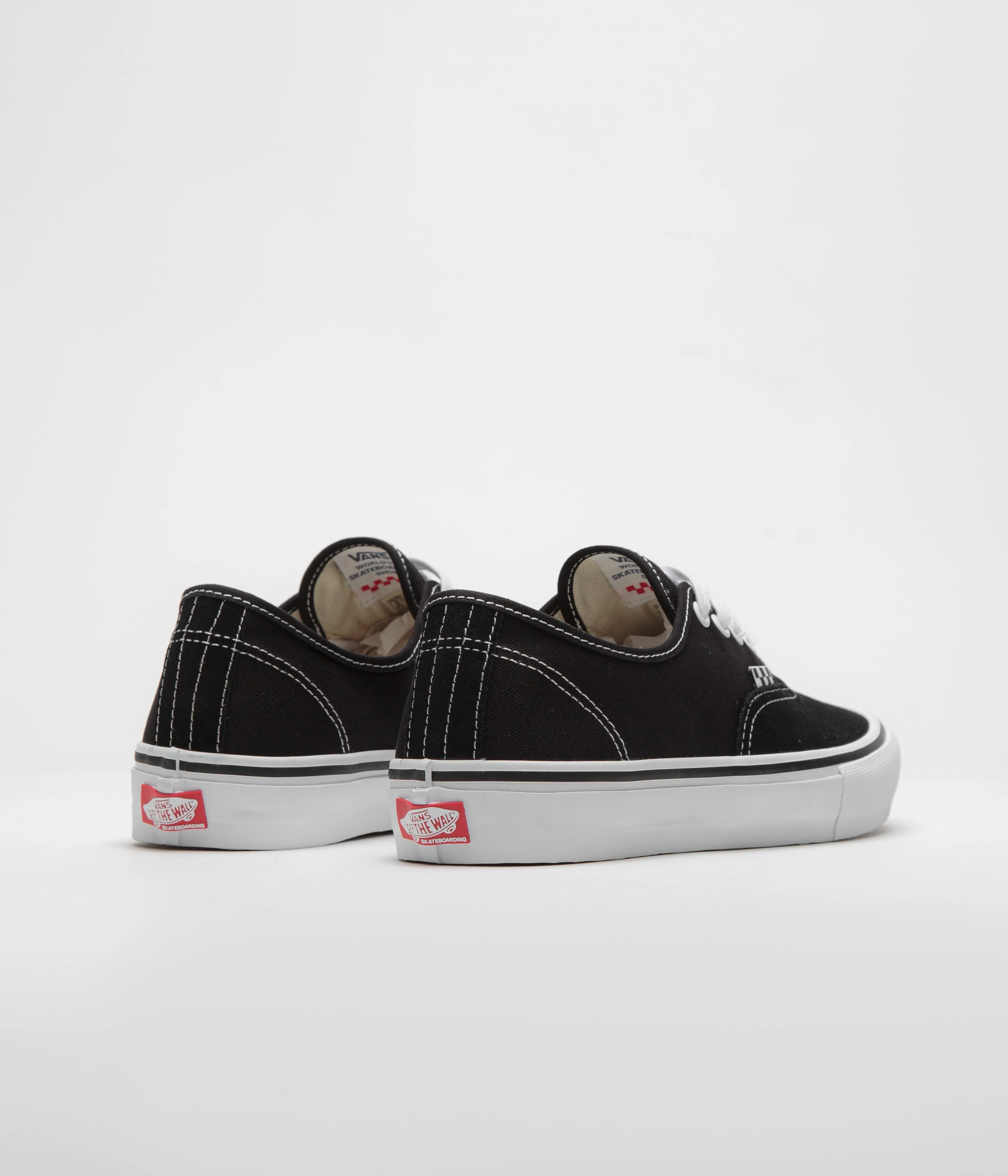 Vans Skate Authentic Shoes - Black / White - Image 4