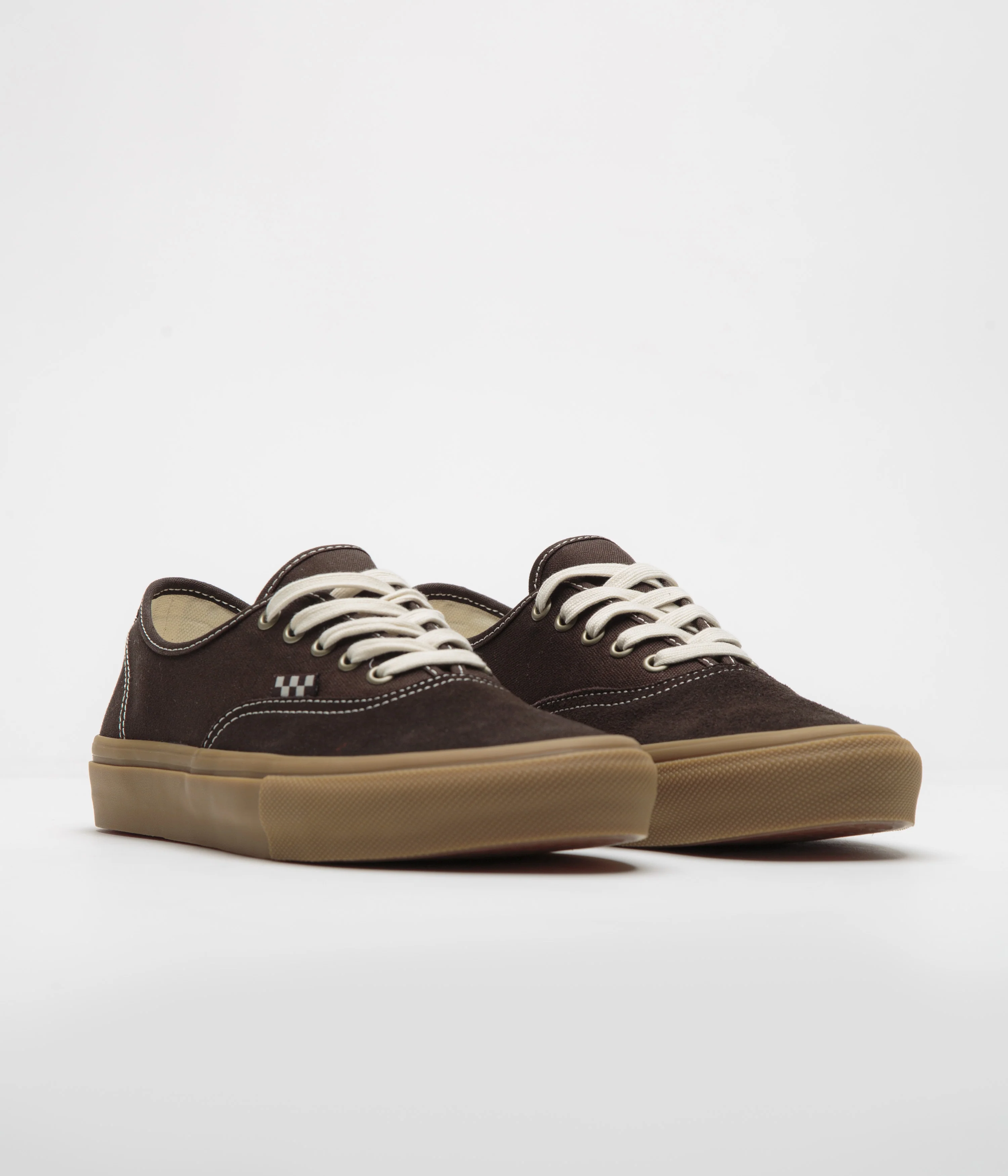 Vans Skate Authentic Shoes - Brown / Gum - Image 2