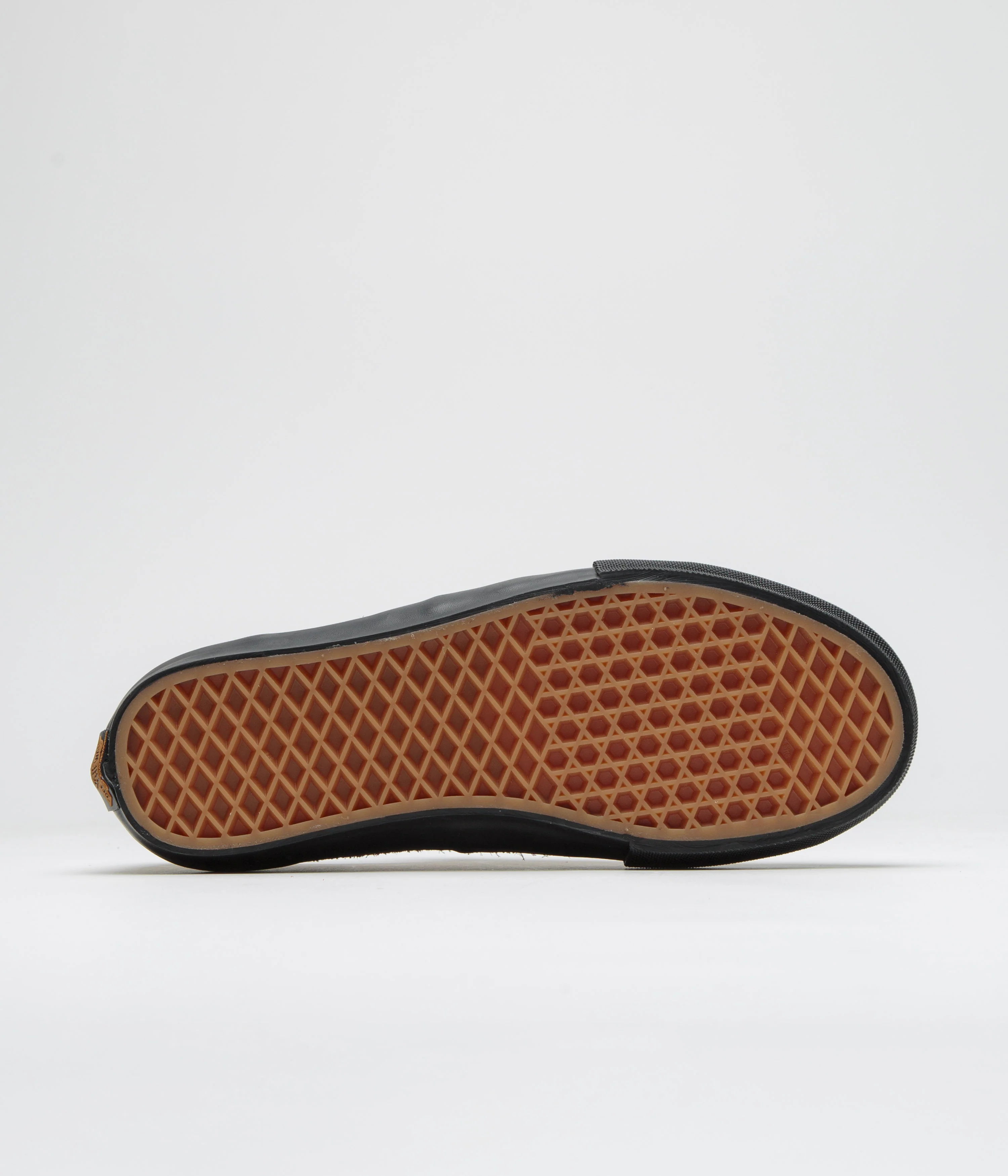 Vans Skate Authentic Shoes - Hairy Suede Black / Rust - Image 6