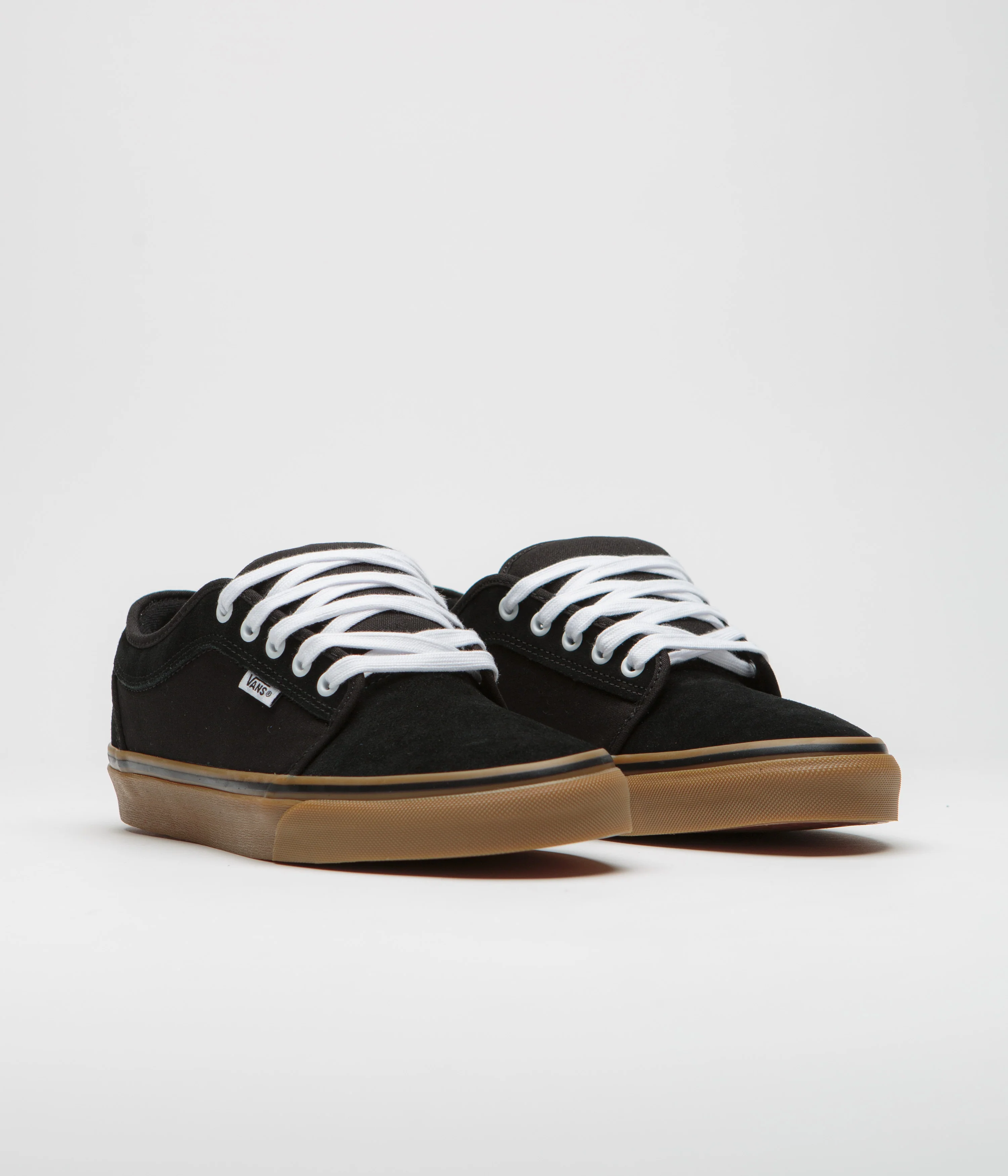 Vans Skate Chukka Low Shoes - Black / Black / Gum - Image 2