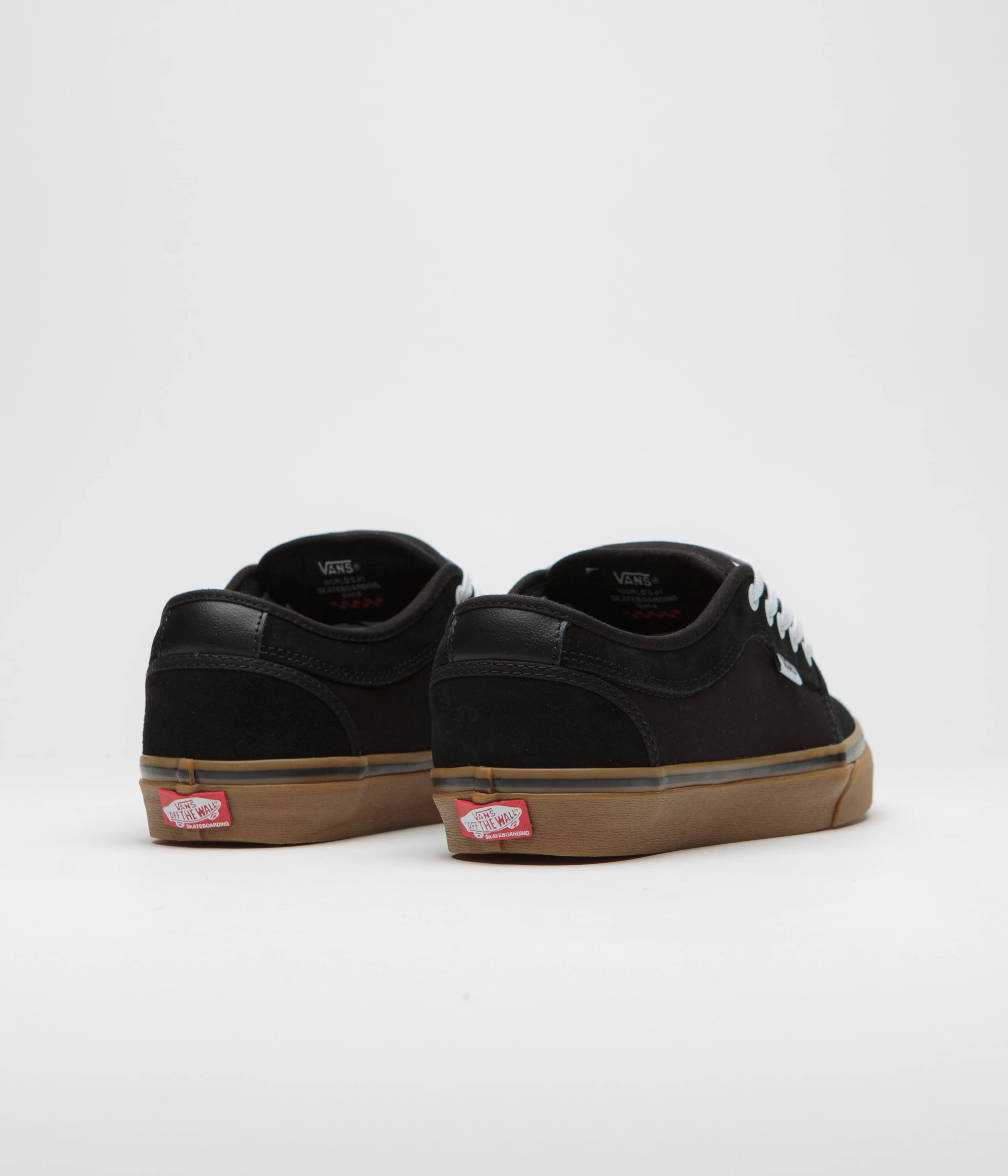 Vans Skate Chukka Low Shoes - Black / Black / Gum - Image 4