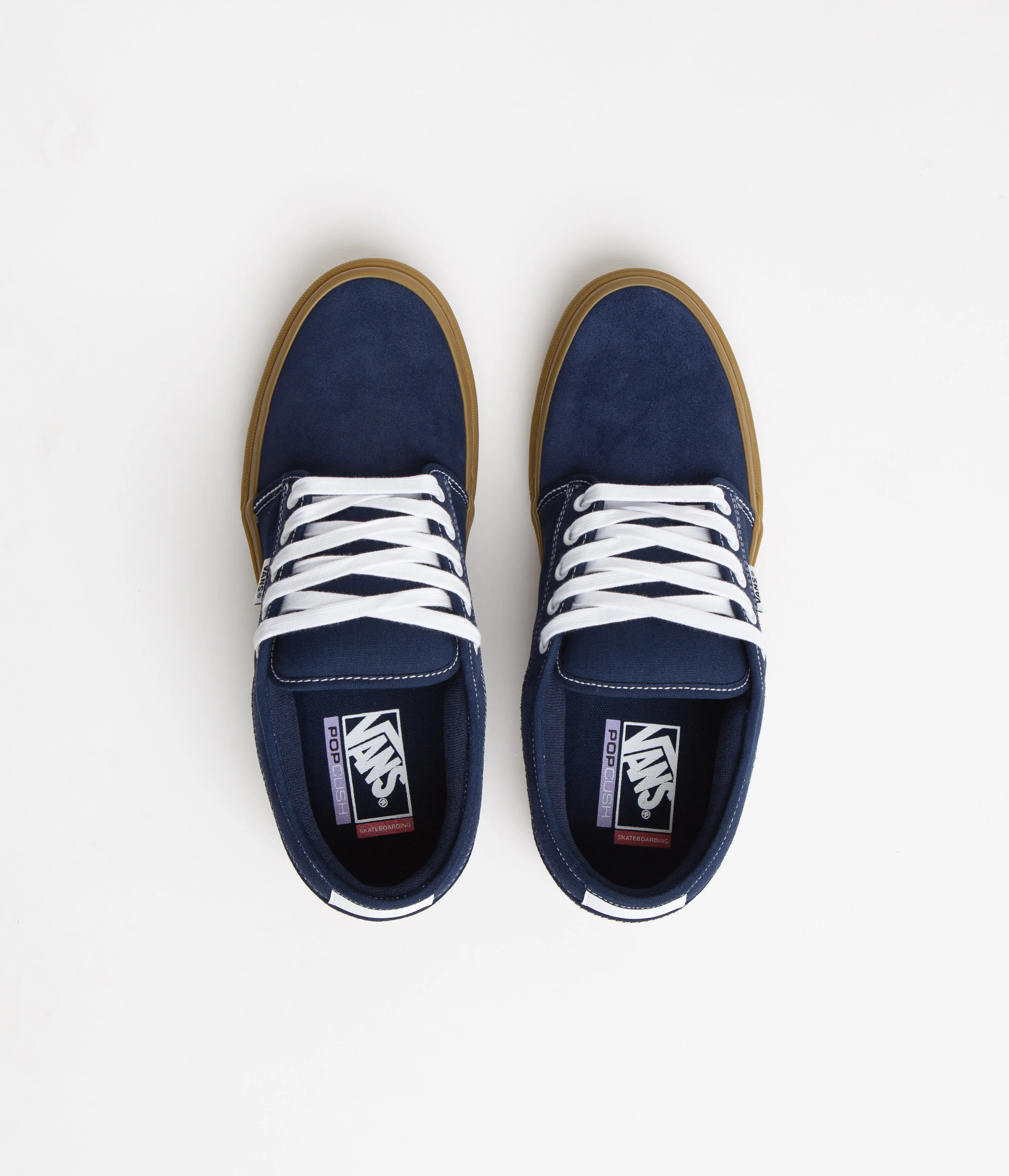Vans Skate Chukka Low Shoes - Dress Blues / Gum - Image 7