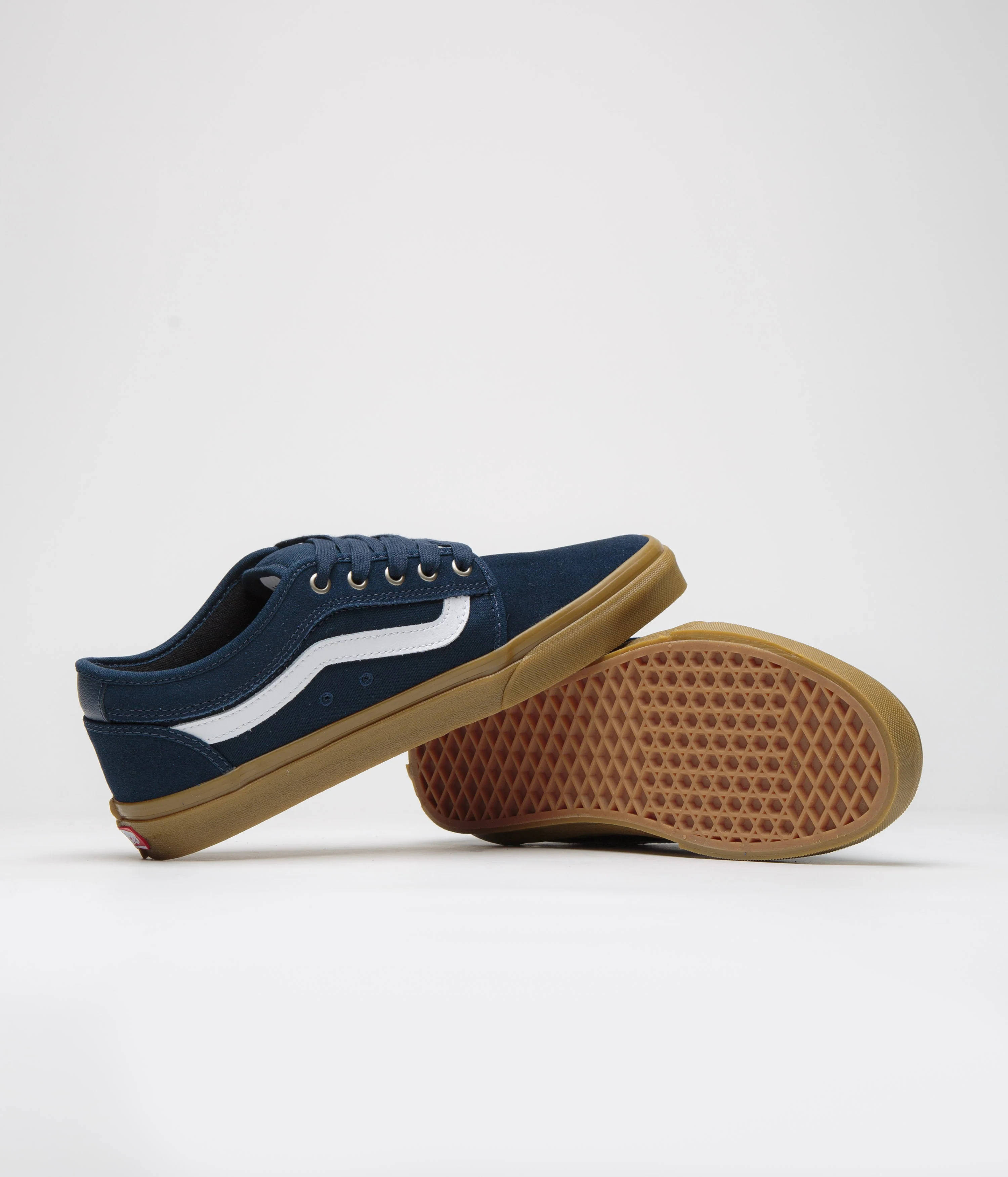 Vans Skate Chukka Low Sidestripe Shoes - Navy / Gum - Image 5