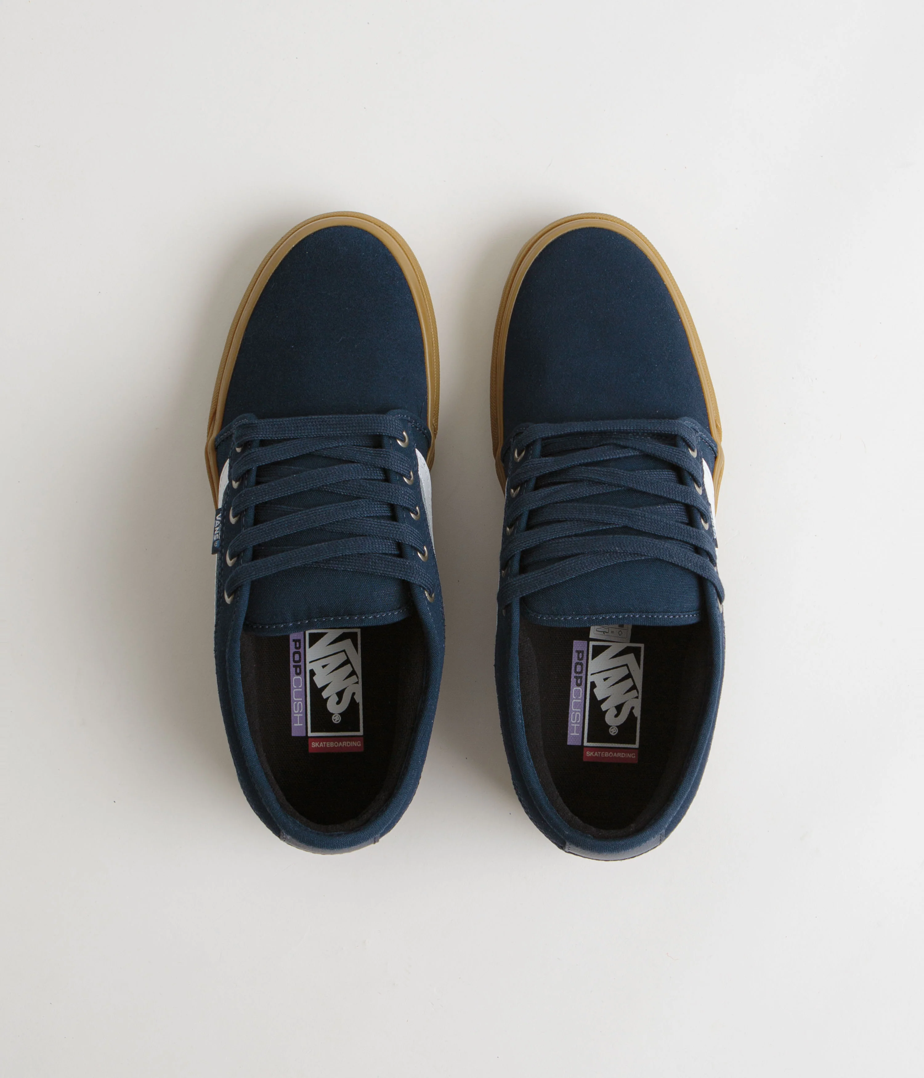 Vans Skate Chukka Low Sidestripe Shoes - Navy / Gum - Image 7