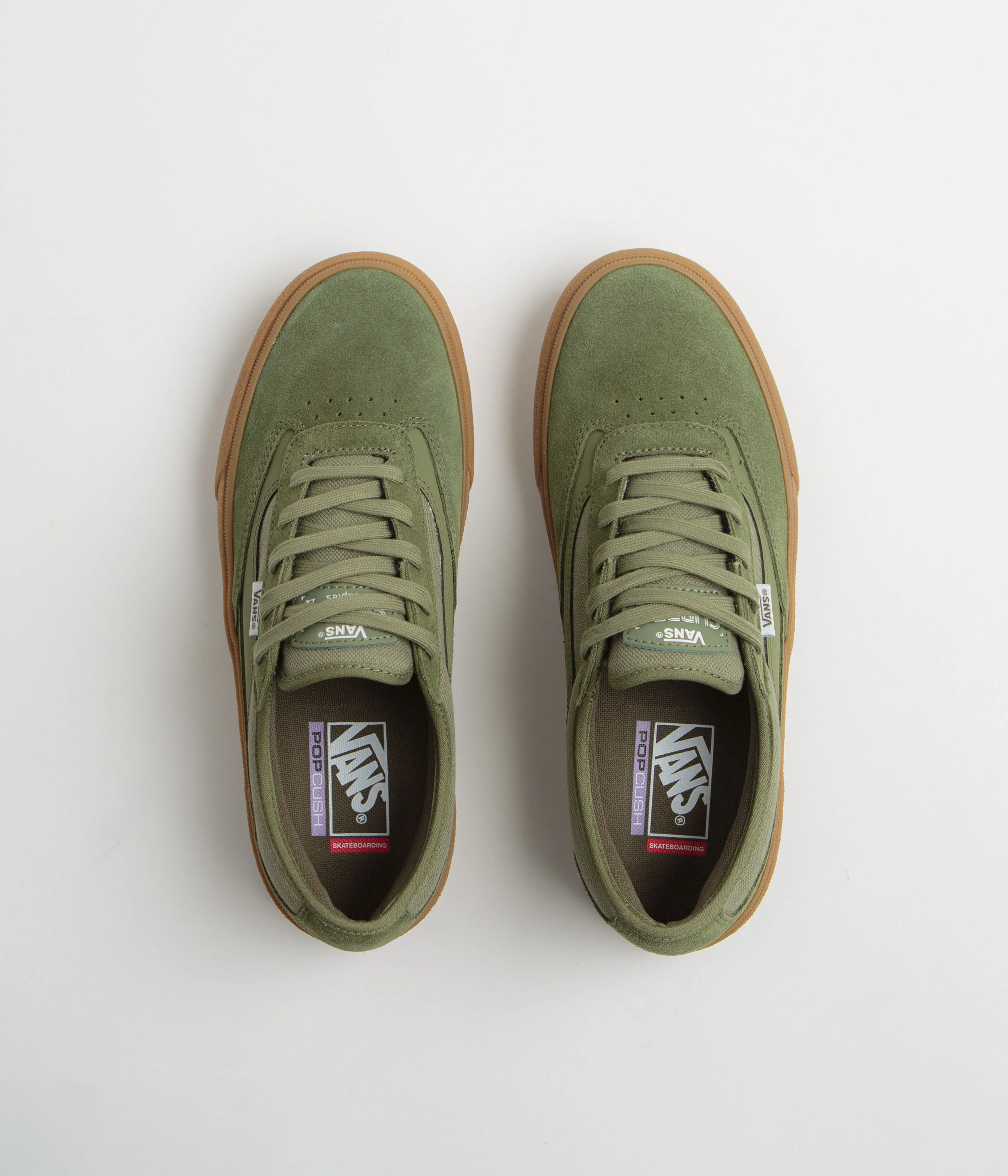 Vans Skate Curren Caples Shoes - Crepe Green / Gum - Image 7