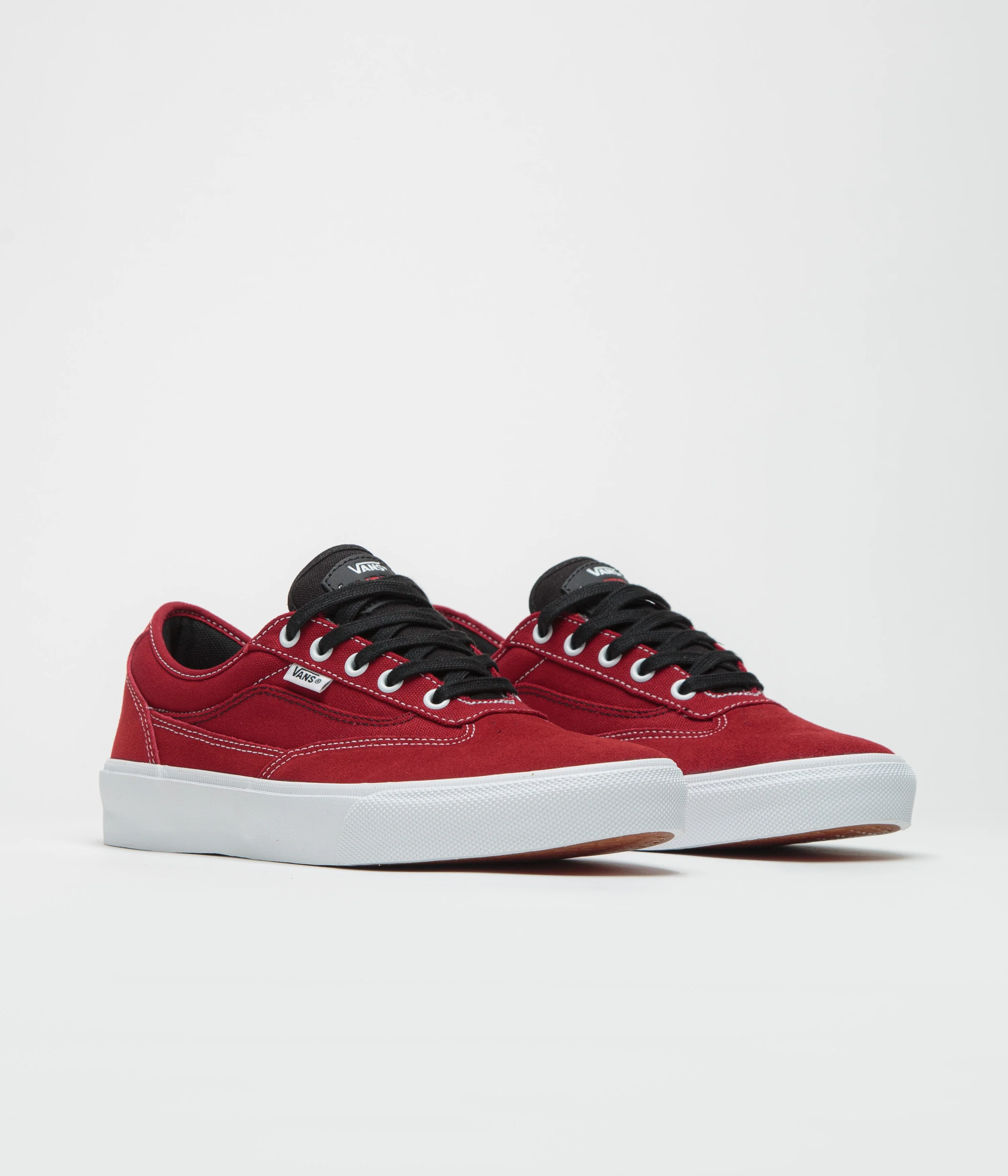 Vans Skate Curren Caples Shoes - Red / White - Image 2