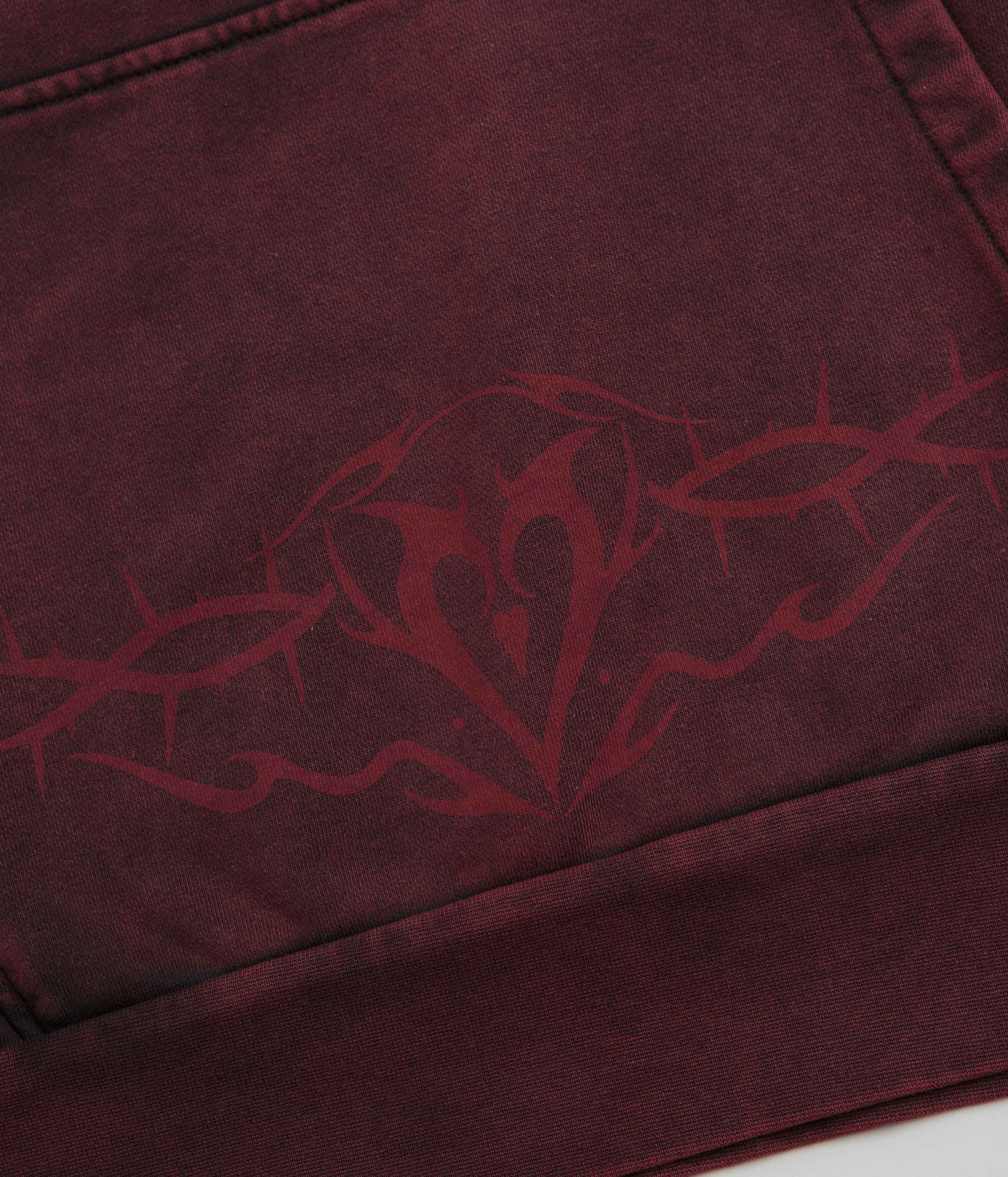 Vans Skate Dayana Tribal Flame Hoodie - Crimson Haze - Image 3