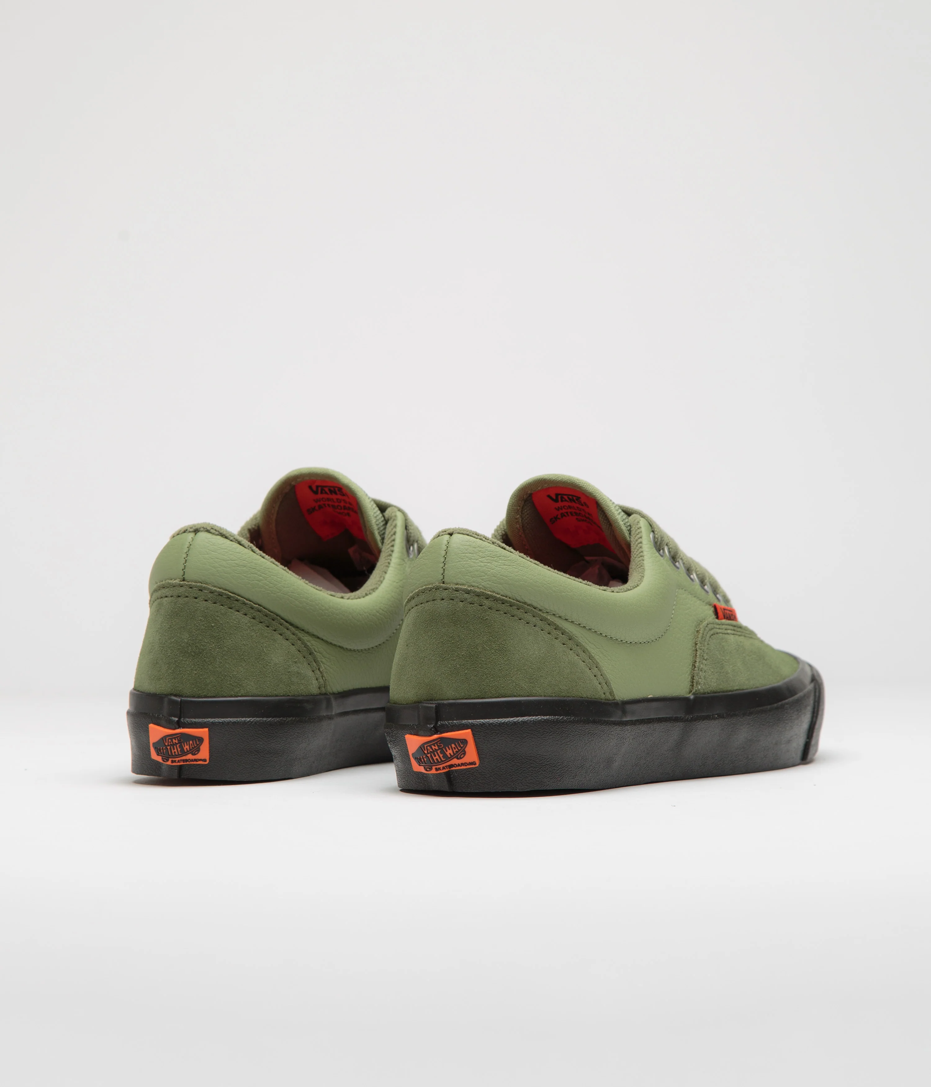 Vans Skate Era Stub Shoes - Fade Olive / Black - Image 4