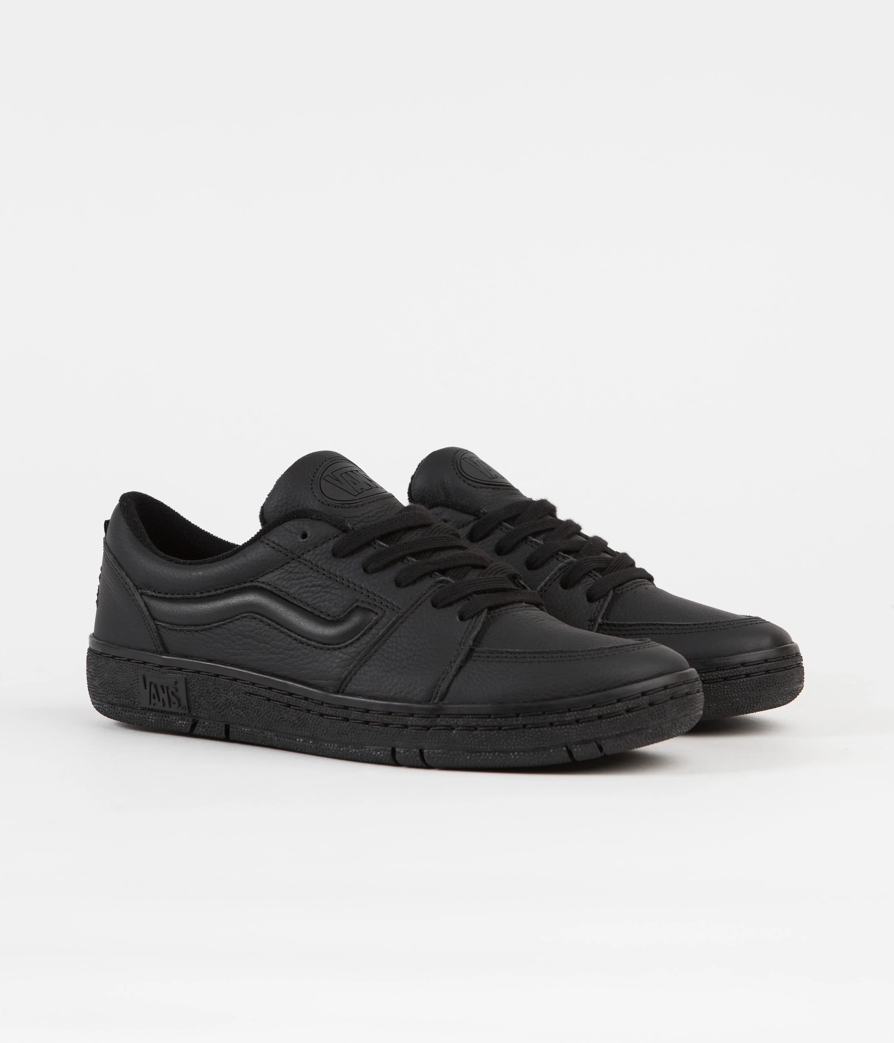 Vans Skate Fairlane Shoes - (Leather) Black - Image 2
