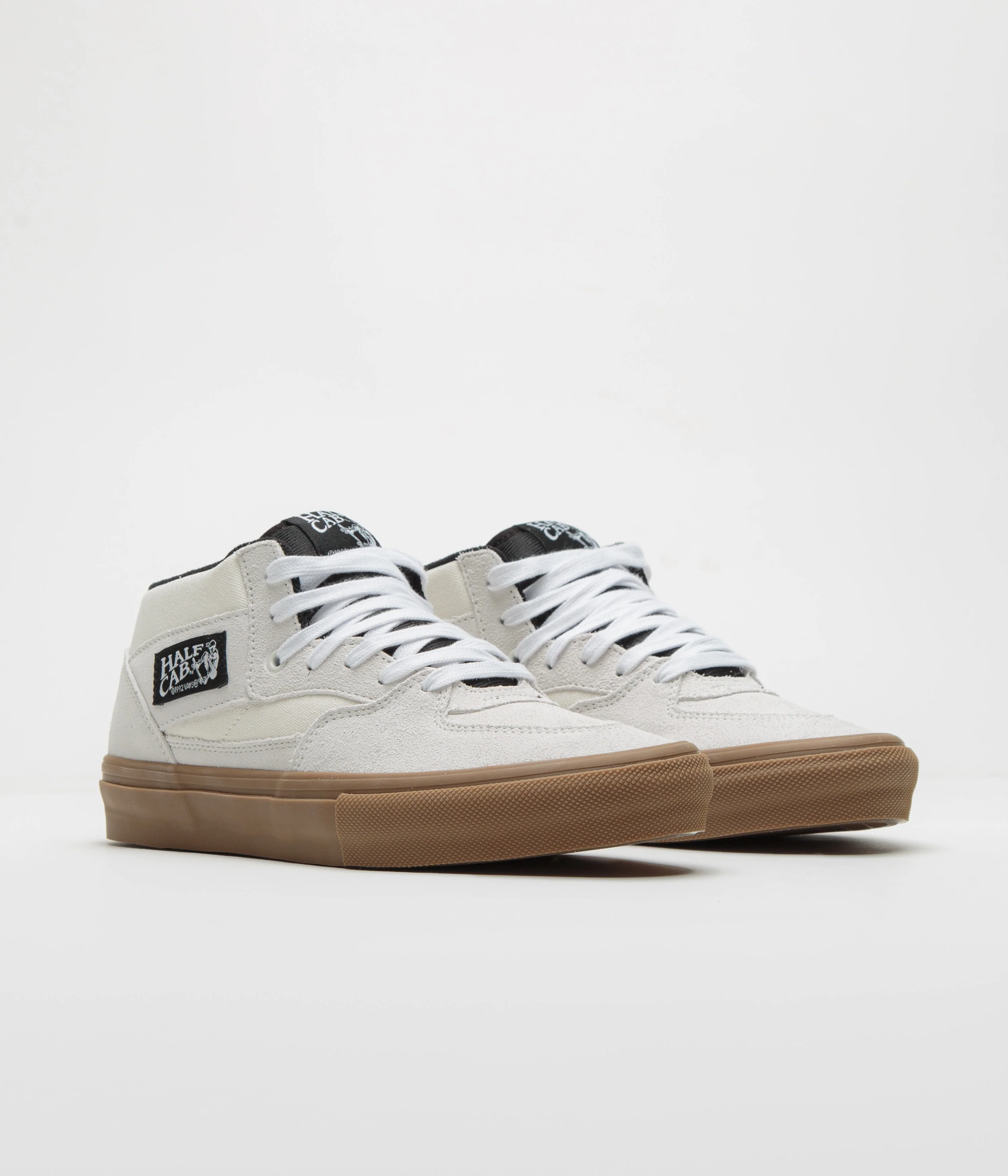 Vans Skate Half Cab Shoes - Antique White / Gum - Image 2