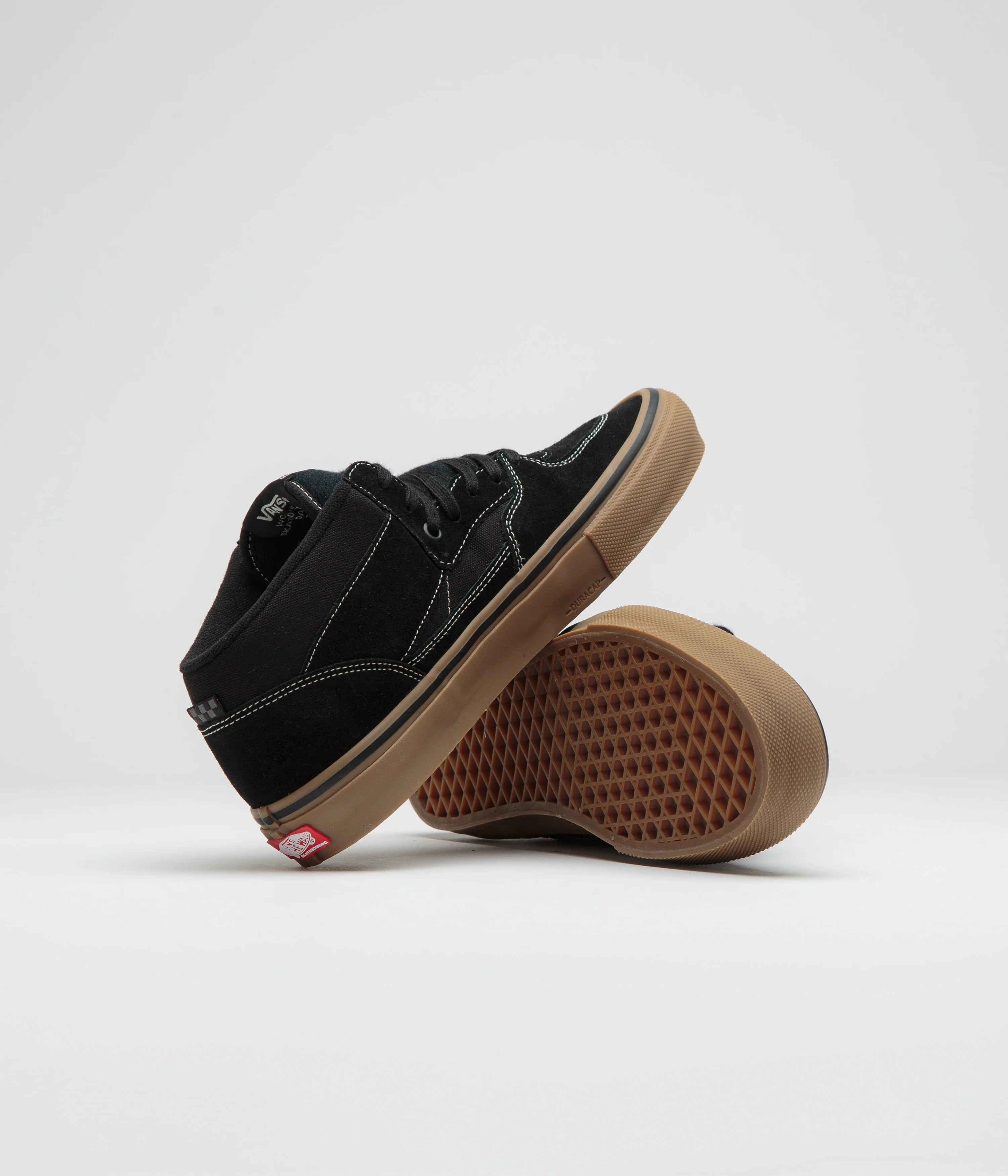 Vans Skate Half Cab Shoes - Black / Gum / White - Image 5