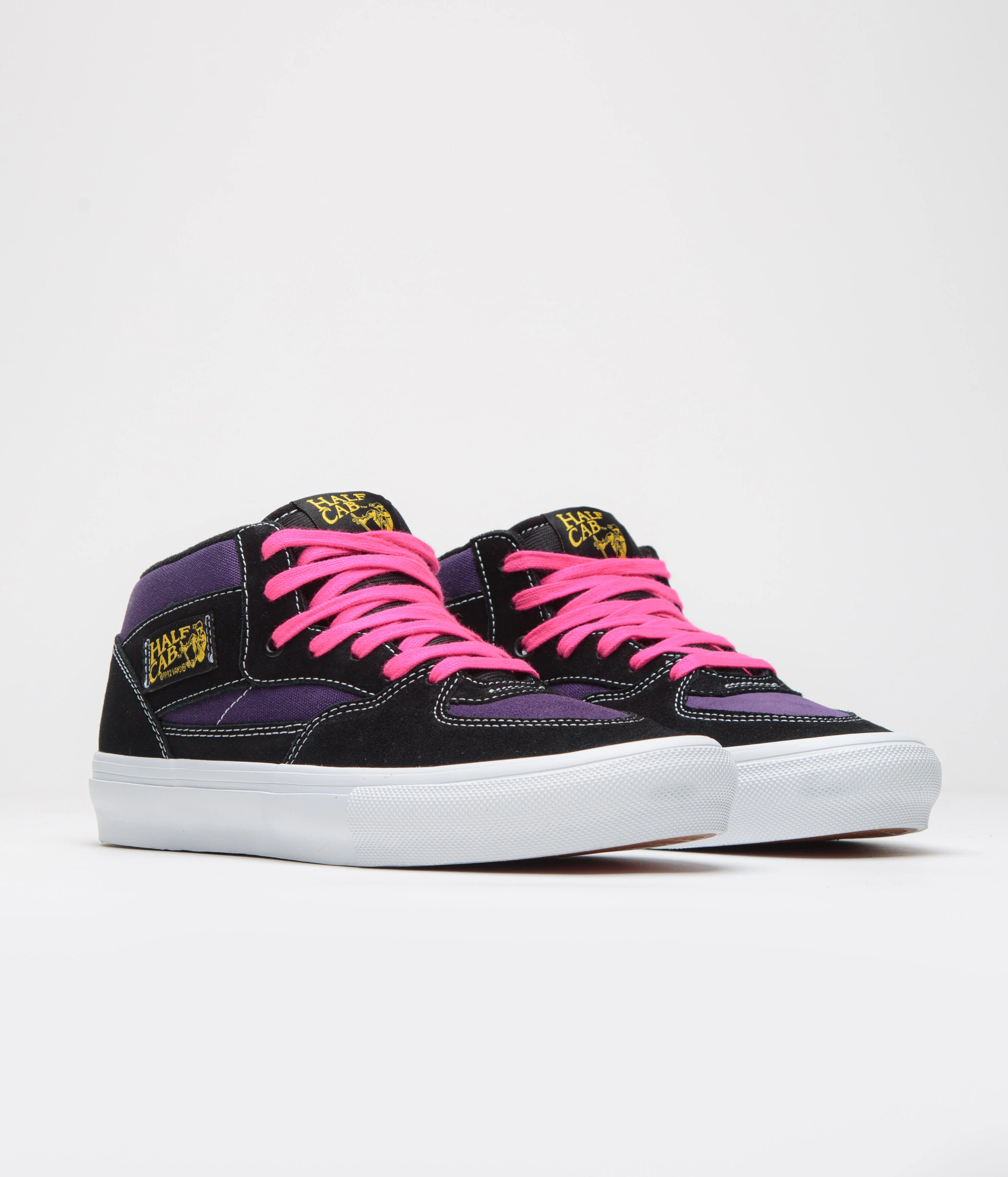 Vans Skate Half Cab Shoes - Black / Purple - Image 2