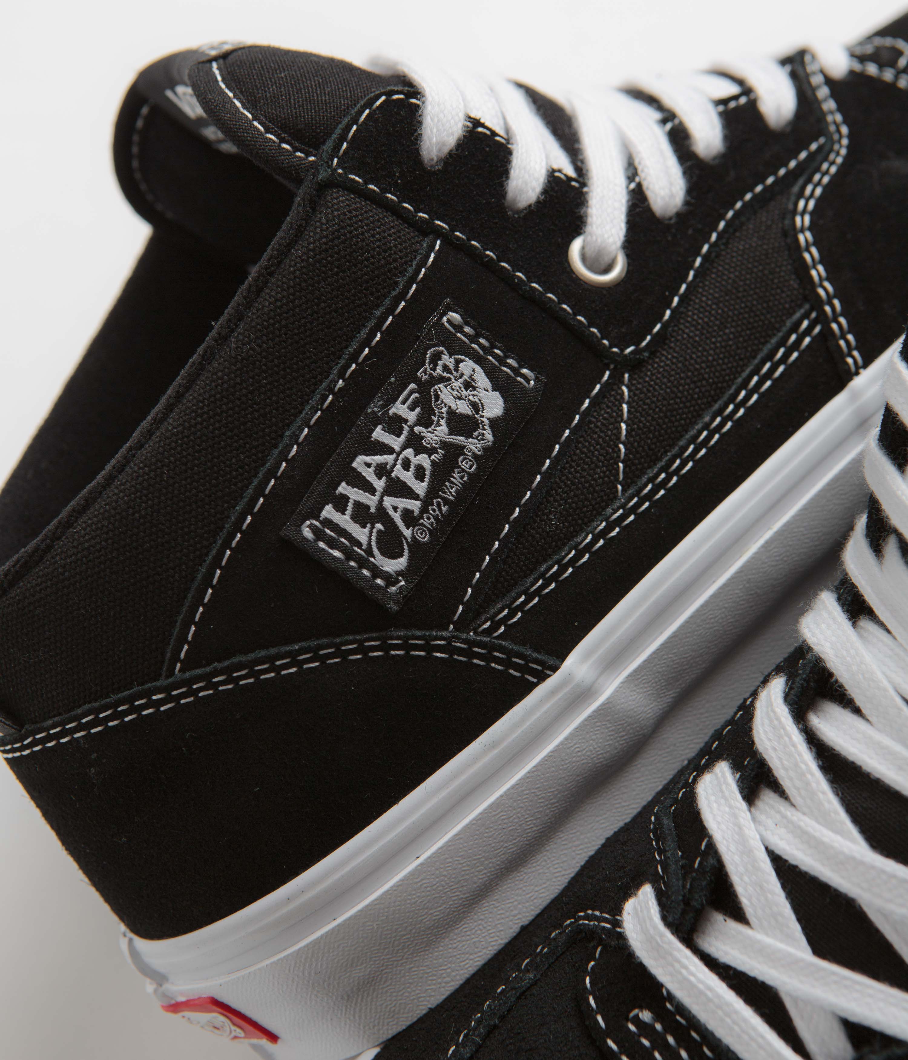 Vans Skate Half Cab Shoes - Black / White - Image 3