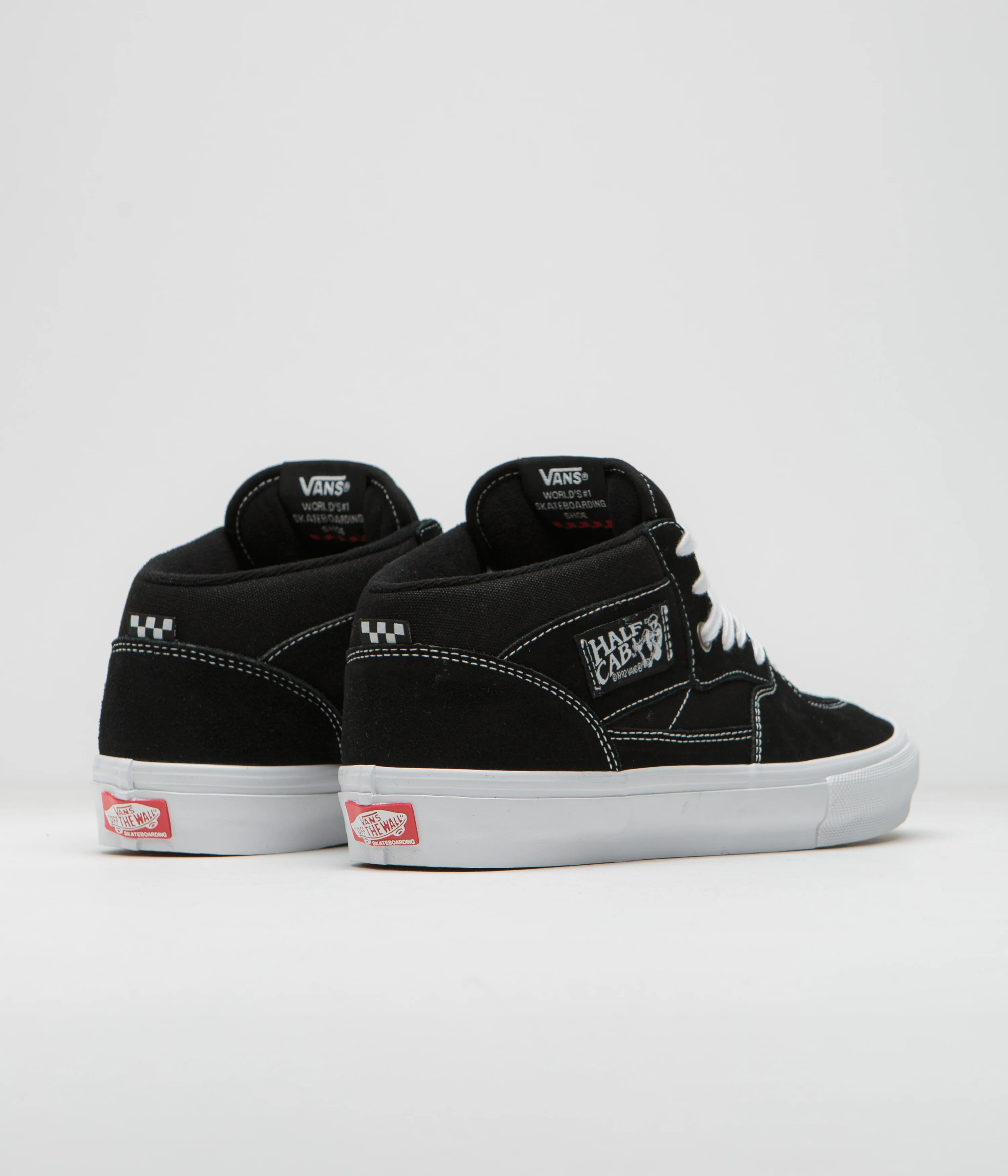 Vans Skate Half Cab Shoes - Black / White - Image 4