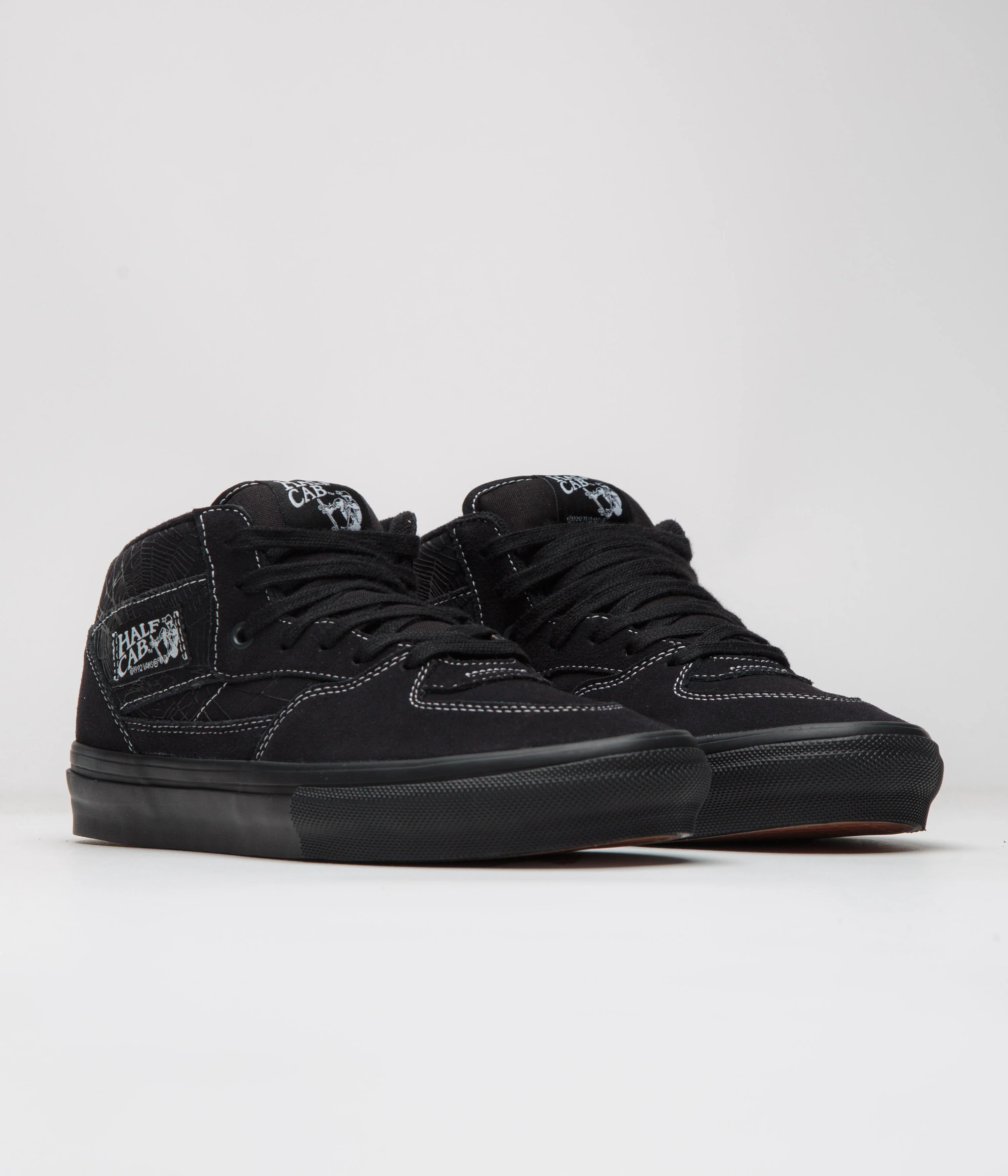 Vans Skate Half Cab Shoes - Web Dark Grey / Black - Image 2