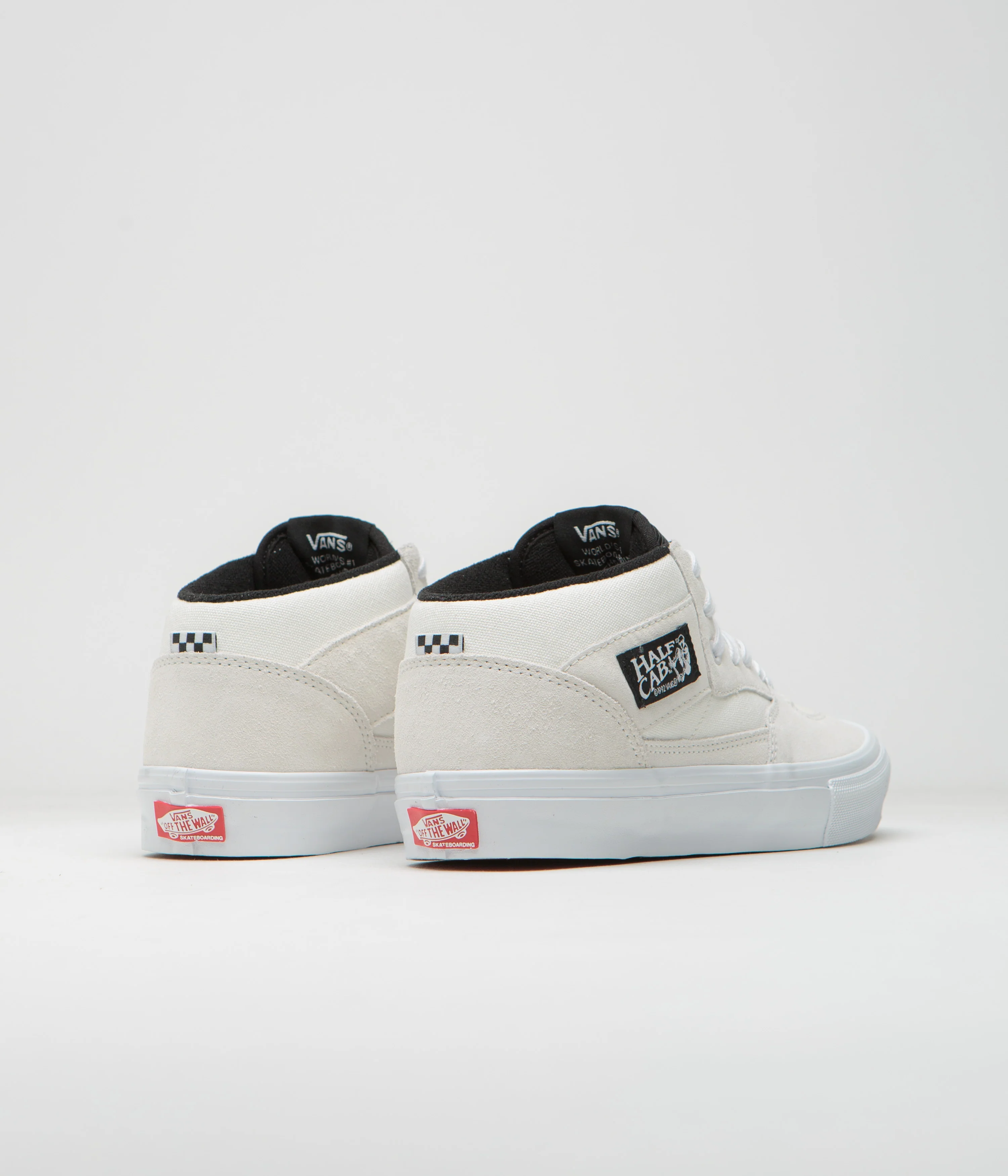 Vans Skate Half Cab Shoes - White / Black - Image 4