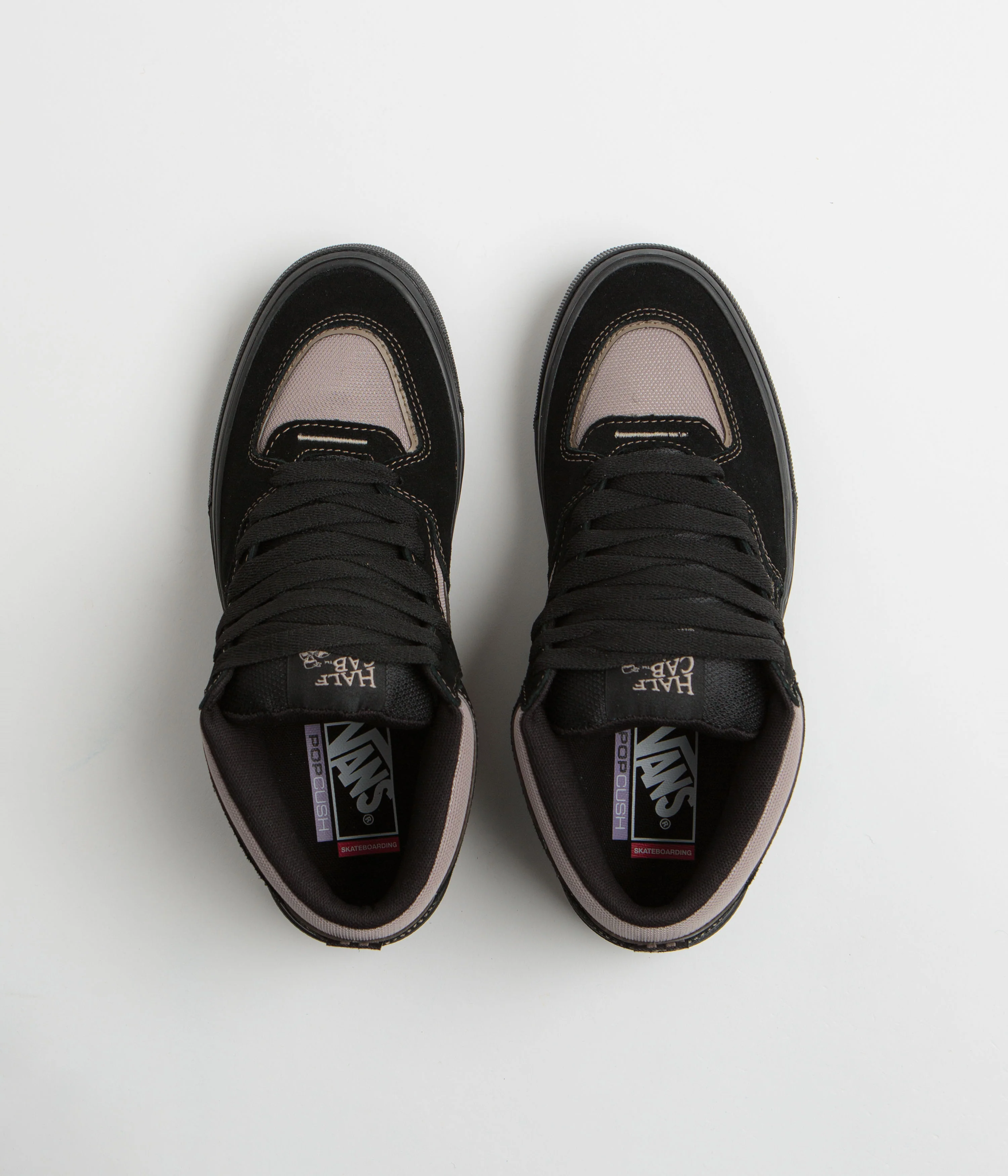 Vans Skate Half Cab Wafflecup Shoes - Black / Peyote - Image 7