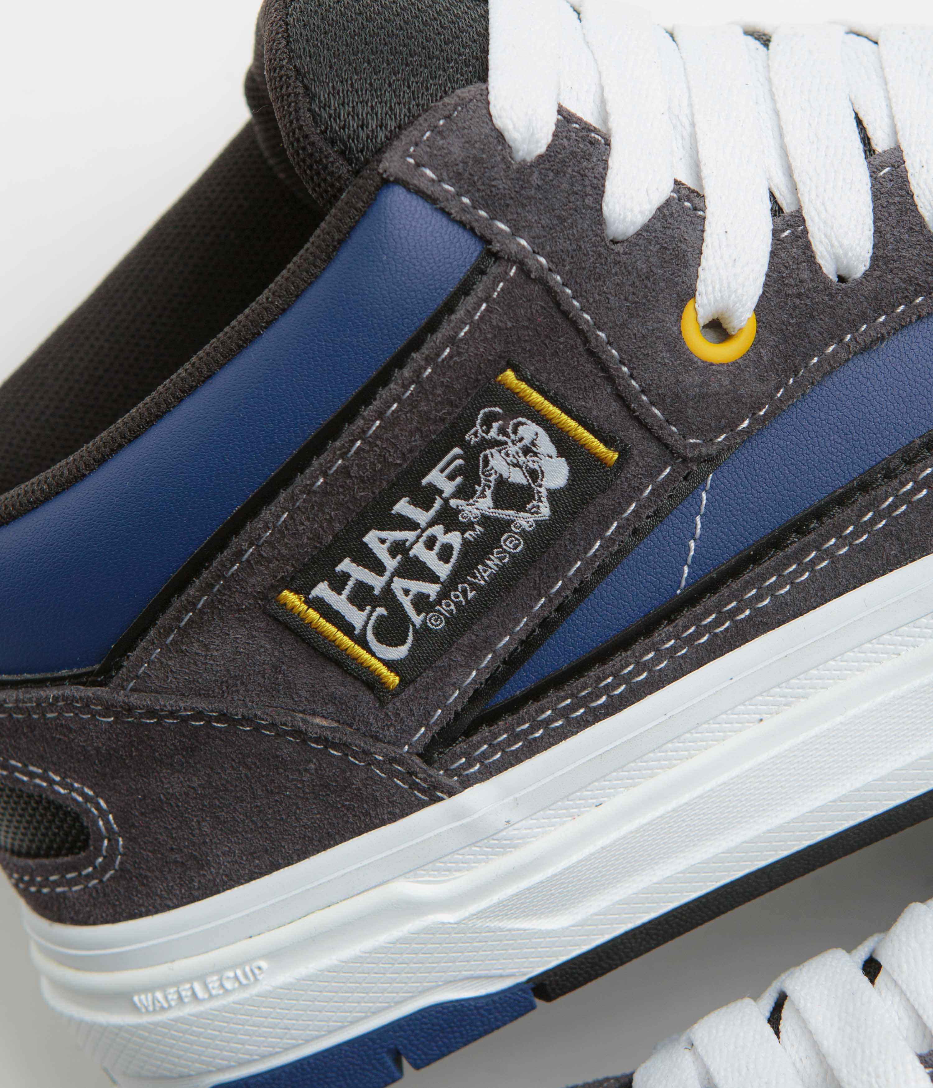 Vans Skate Half Cab Wafflecup Shoes - Navy / Grey - Image 3