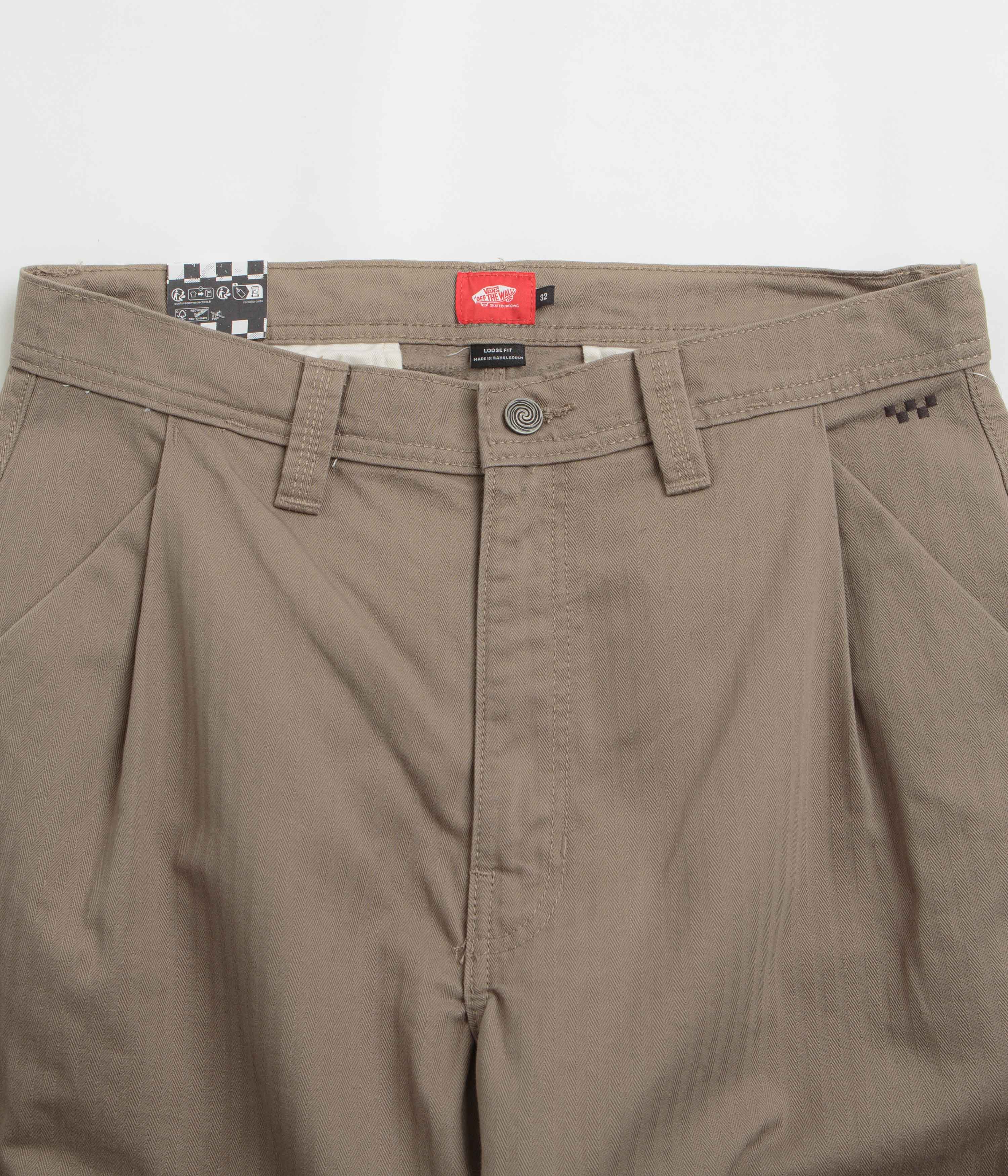 Vans Skate Loose Pleated Pants - Walnut - Image 4