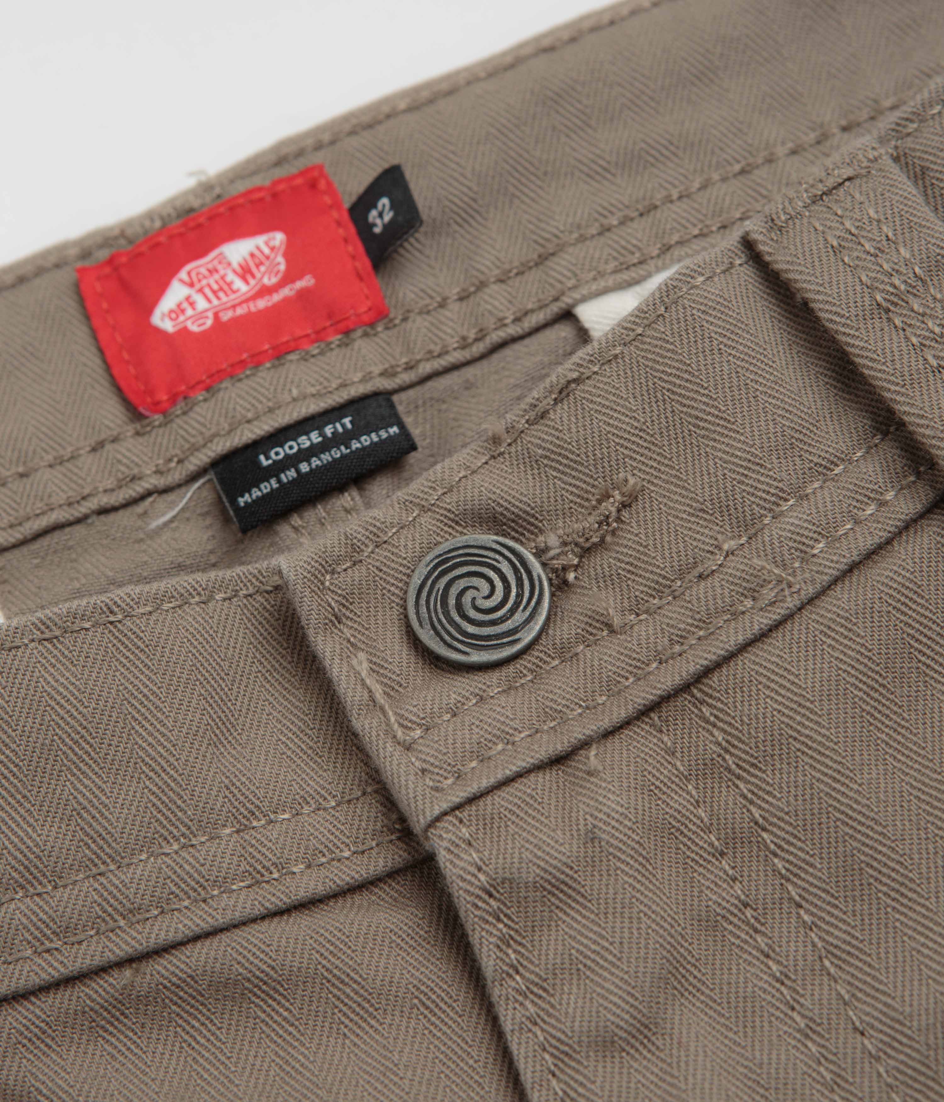 Vans Skate Loose Pleated Pants - Walnut - Image 5