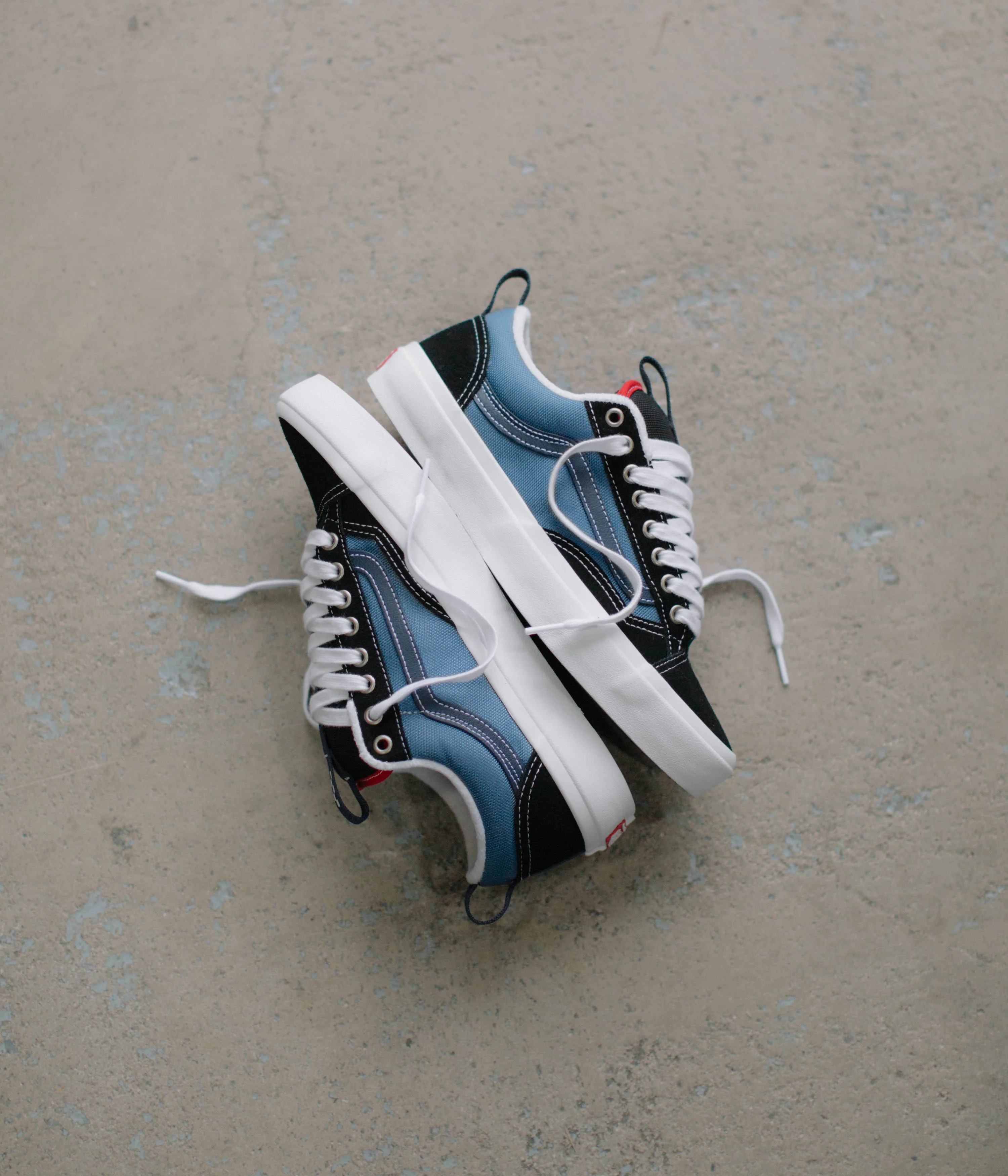 Vans Skate Old Skool 36+ Shoes - Black / STV Navy - Image 2