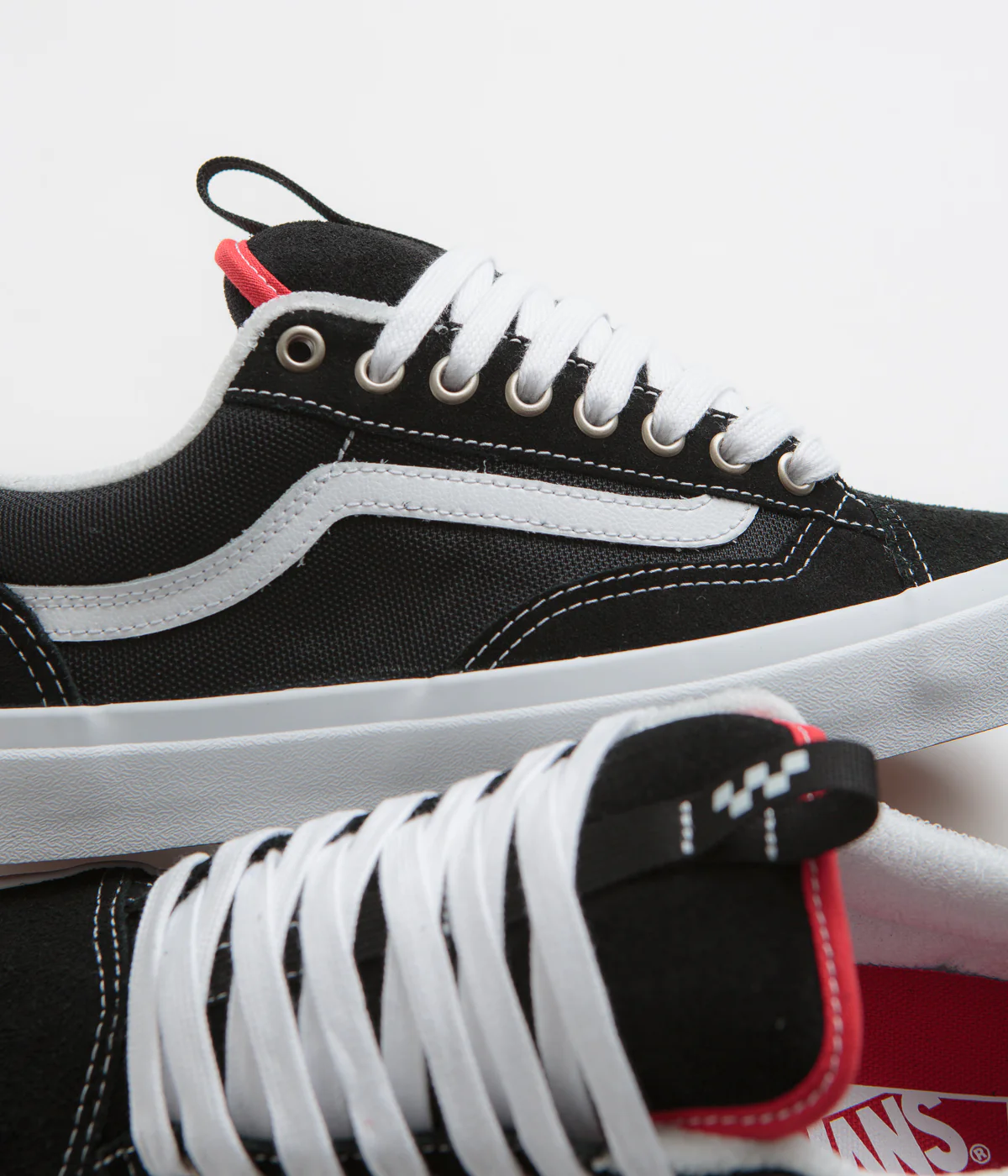 Vans Skate Old Skool 36+ Shoes - Black / White - Image 7