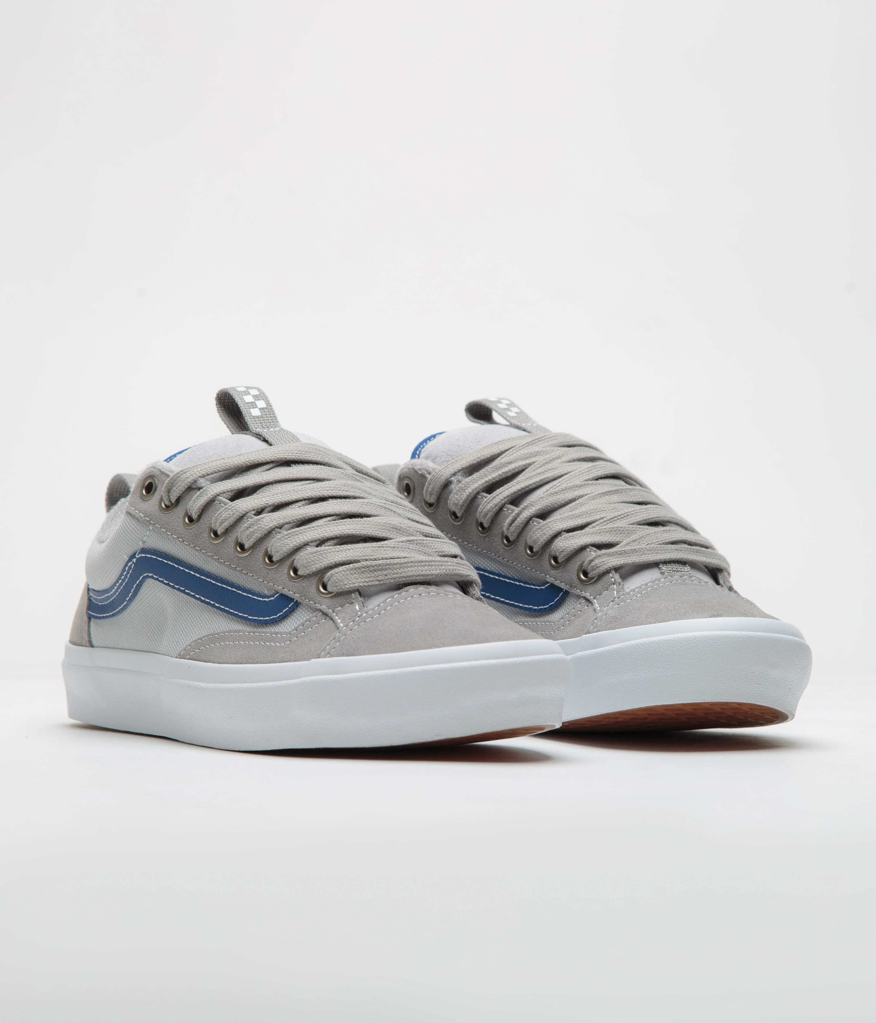 Vans Skate Old Skool 36+ Shoes - Grey / Blue - Image 2