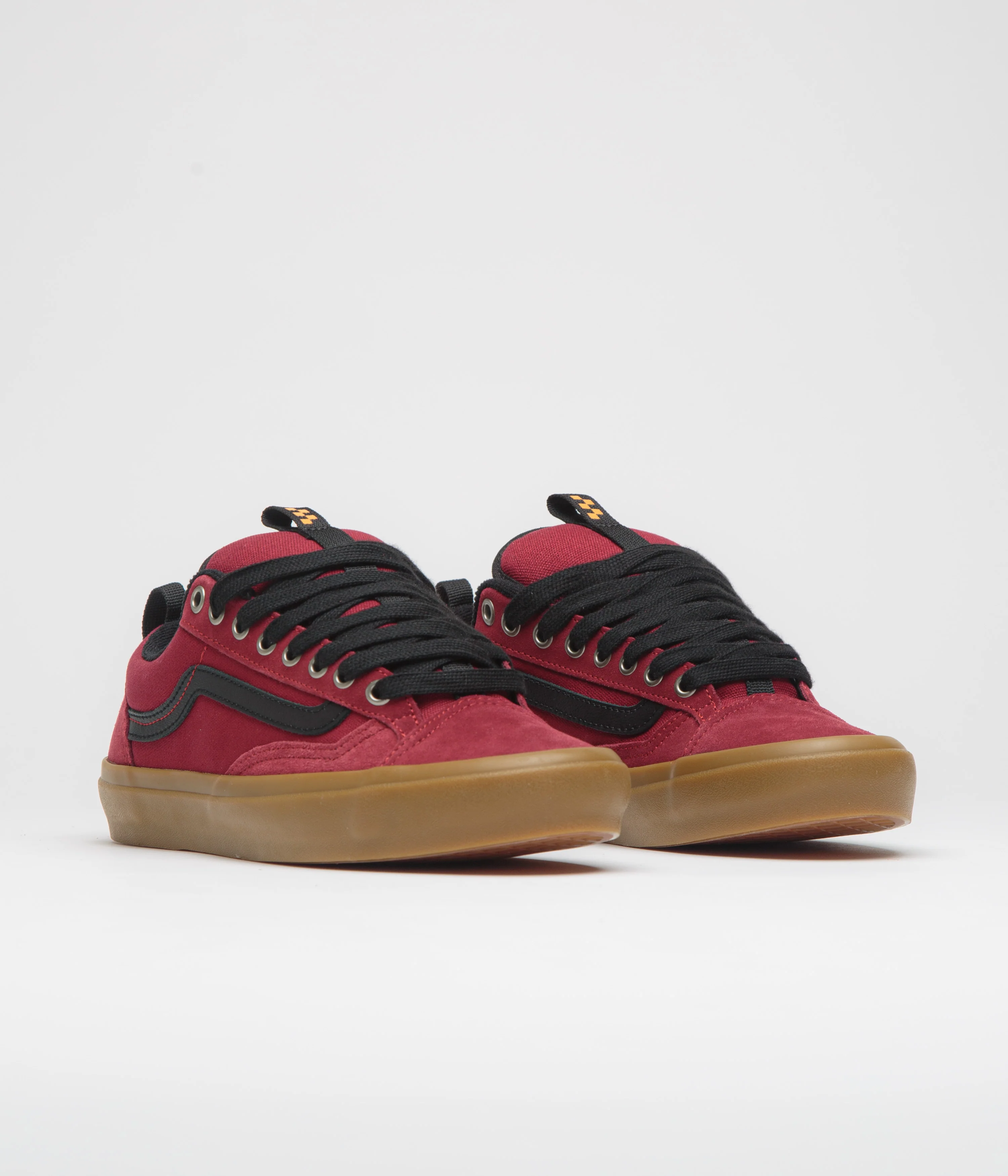 Vans Skate Old Skool 36+ Shoes - Gum Burgundy - Image 2